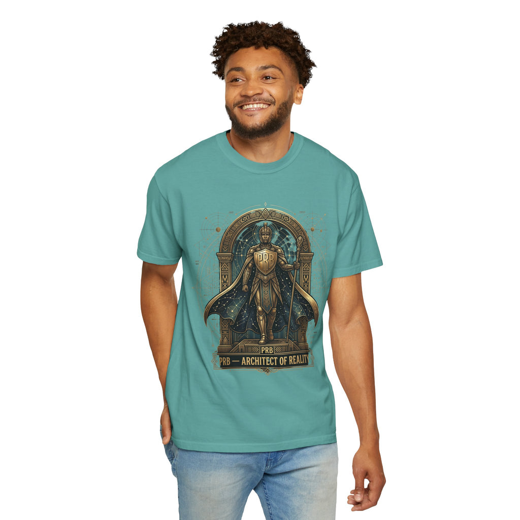 PRB Architect of Reality Graphic T-Shirt | Mythic Archer Illustration Tee by Printify