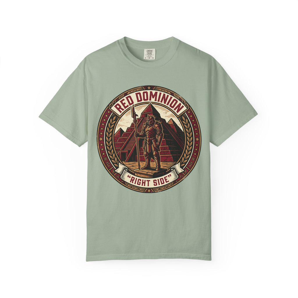Power Runs Black PRB Red Dominion 'Right Side' Graphic T-Shirt by Power Runs Black