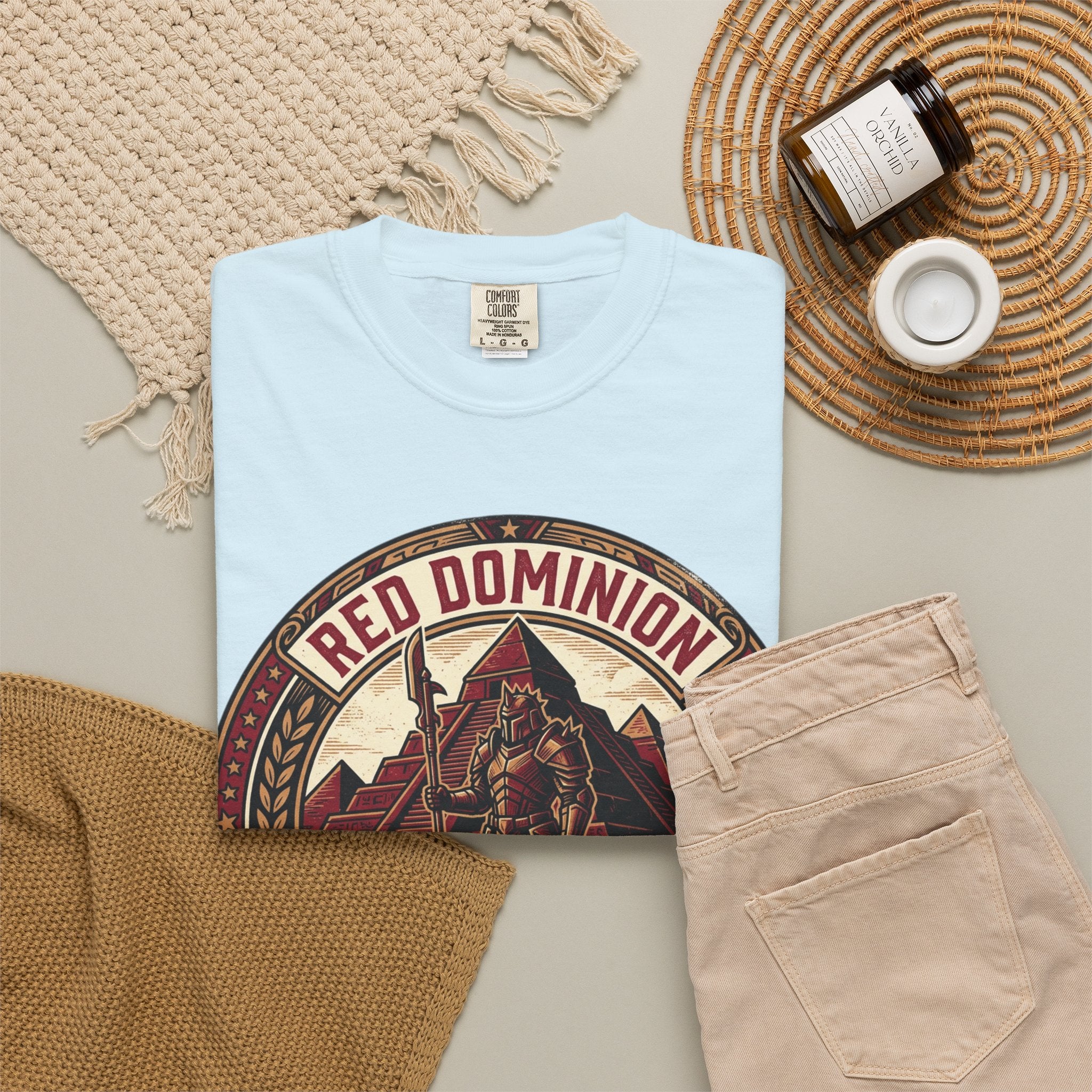 Power Runs Black PRB Red Dominion 'Right Side' Graphic T-Shirt by Power Runs Black