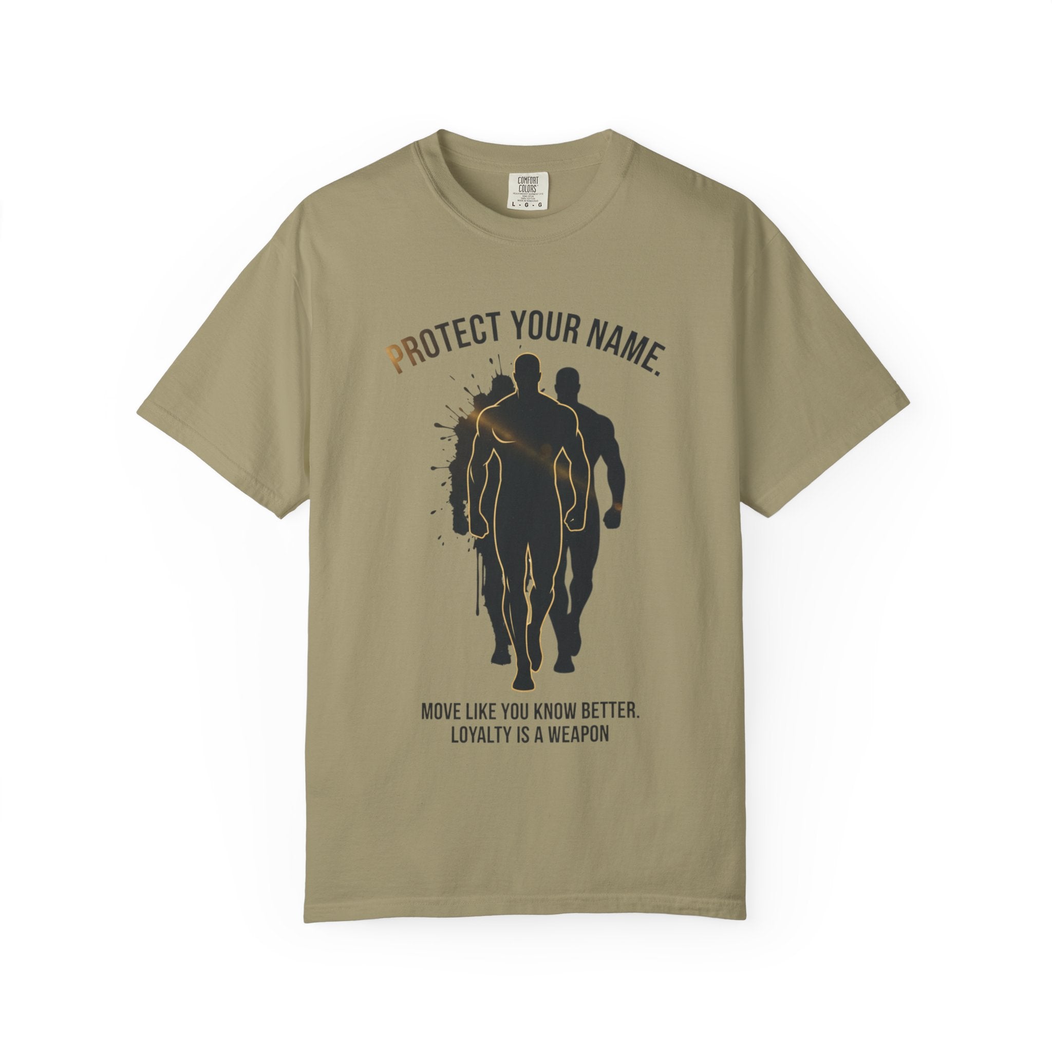 PRB Protect Your Name silhouette trio design T-Shirt | Loyalty is a Weapon graphic tee by Printify