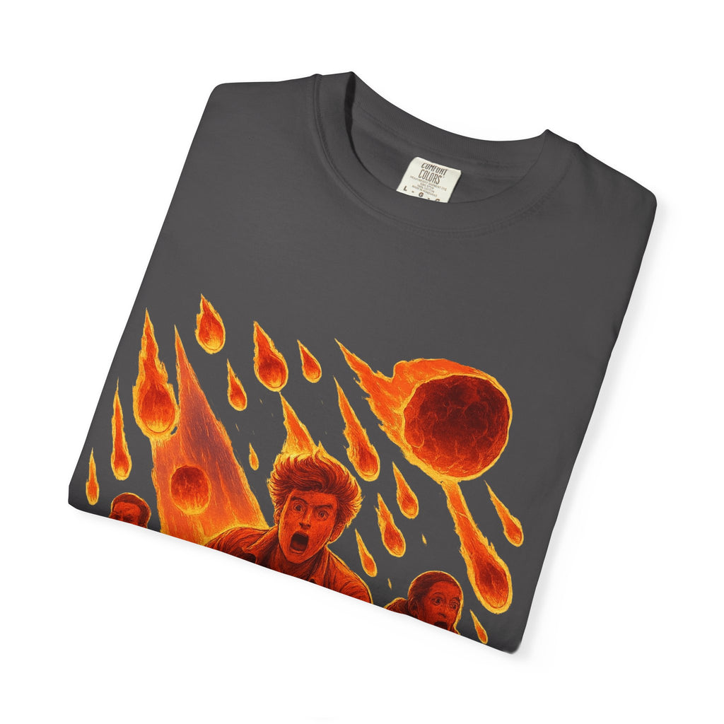 PRB Meteor Shower Escape T-Shirt — Apocalyptic Running Graphic Tee by Power Runs Black