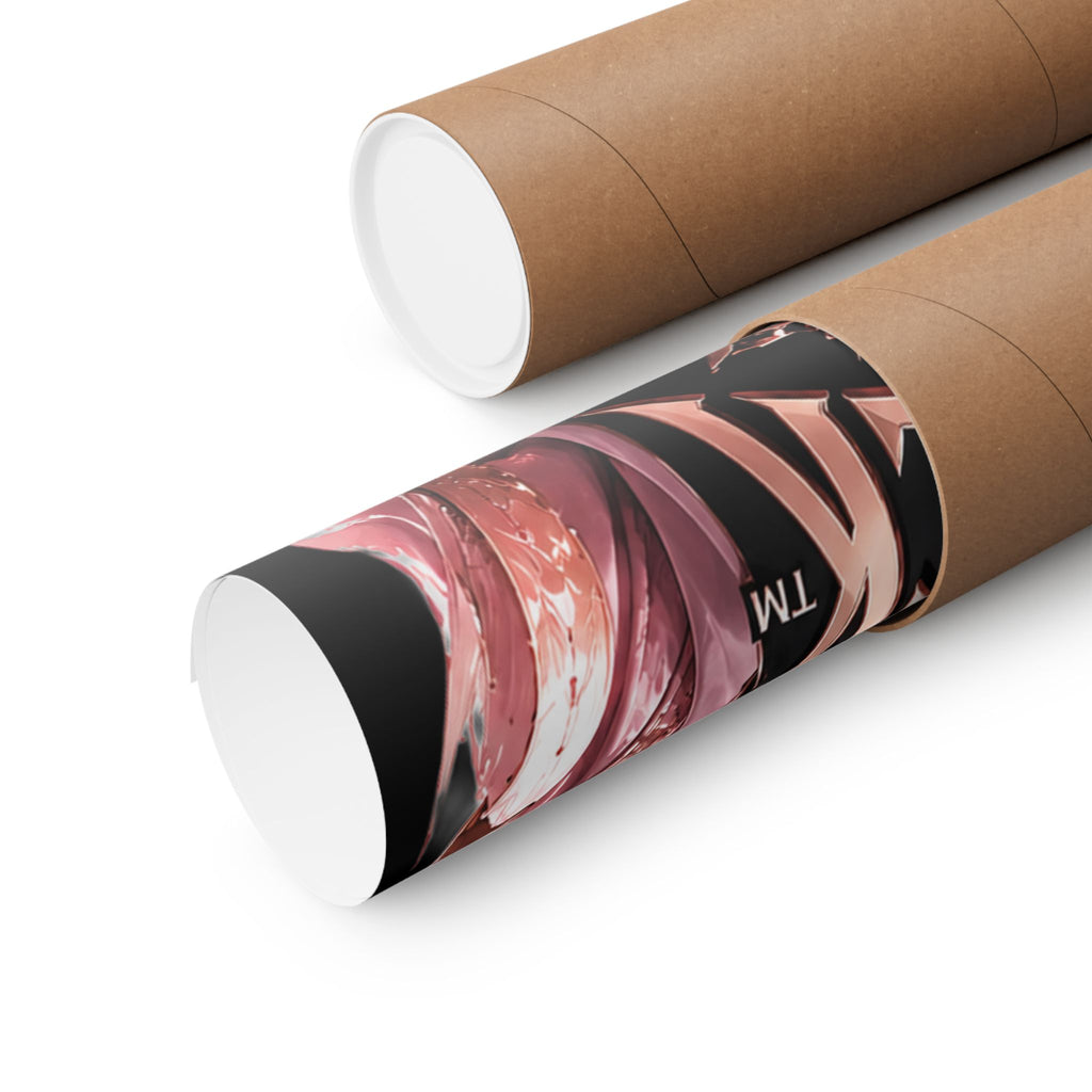 Power Runs Black Matte Poster — "Power Runs Black" Afrocentric Art Print by Power Runs Black