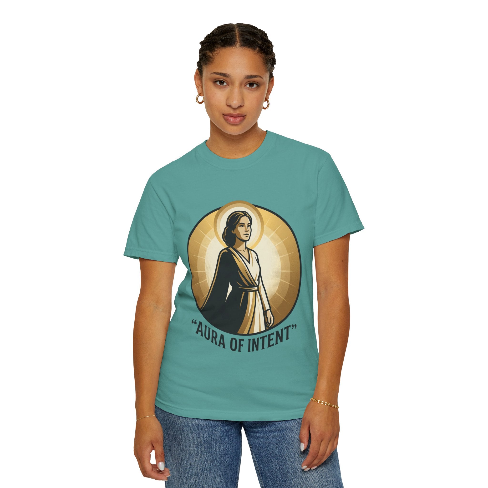 Power Runs Black Aura of Intent T-Shirt by Power Runs Black