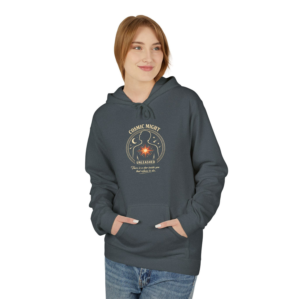 PRB Starforged Flex Cosmic Might Unleashed Hoodie — Unleashed Starburst Graphic Pullover by Power Runs Black