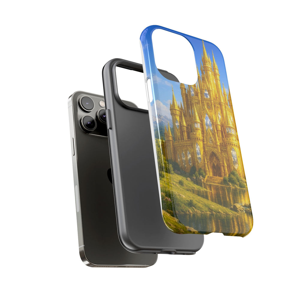 PRB Golden Castle iPhone Case | Fantasy Palace Phone Case by Printify