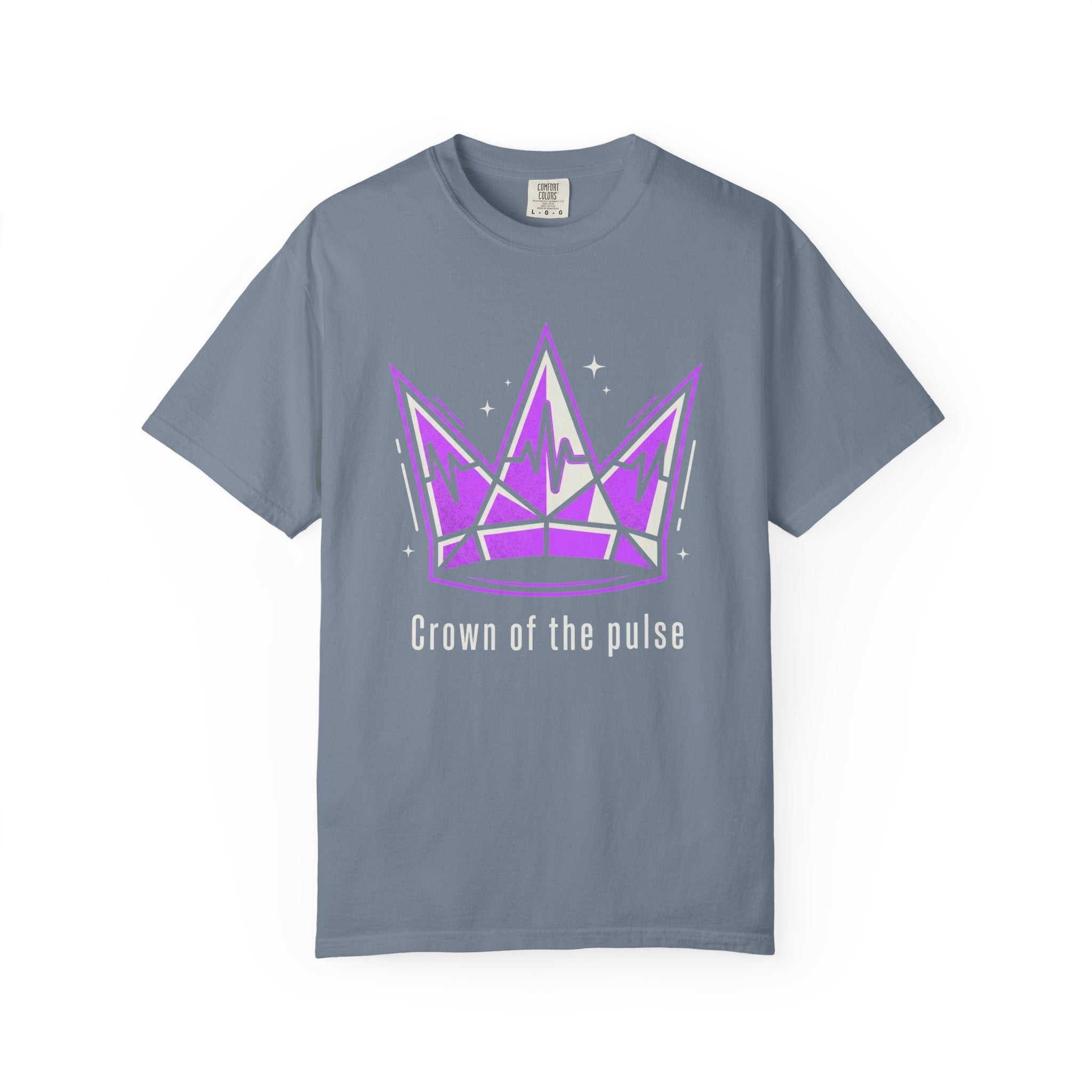 Power Runs Black PRB Crown Graphic T-Shirt — Purple Royal Crown Streetwear Tee by Power Runs Black