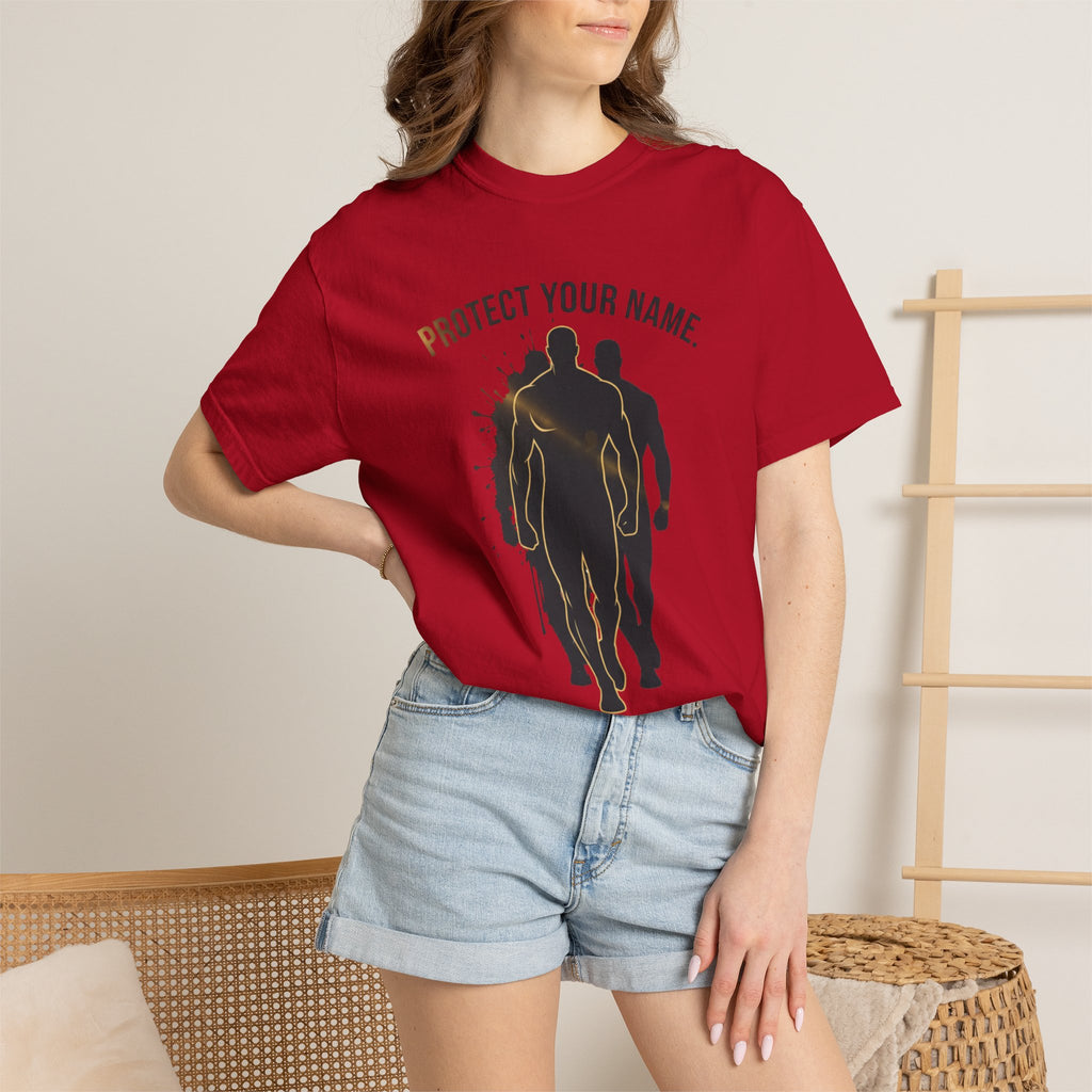 PRB Protect Your Name silhouette trio design T-Shirt | Loyalty is a Weapon graphic tee by Printify