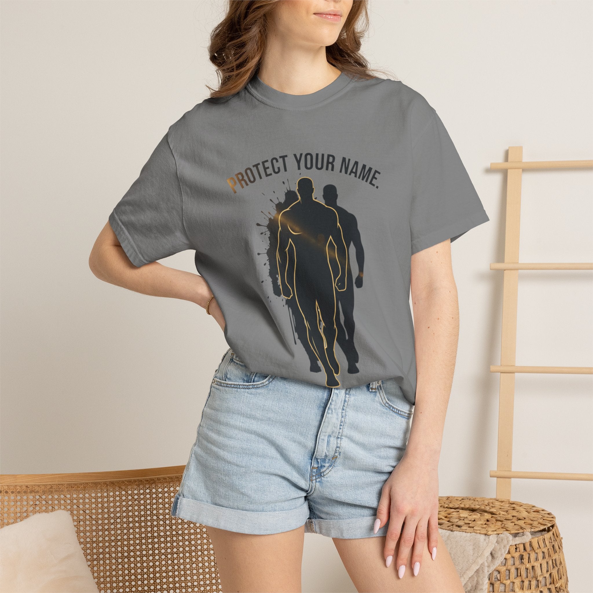 PRB Protect Your Name silhouette trio design T-Shirt | Loyalty is a Weapon graphic tee by Printify