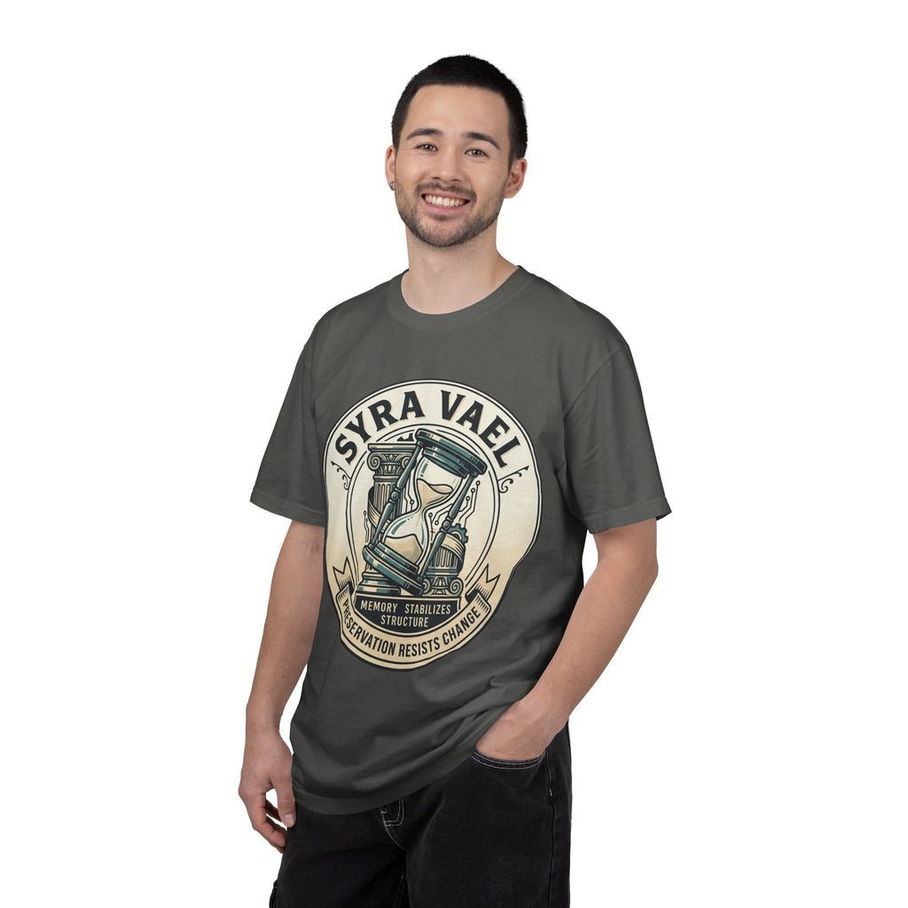 Power Runs Black PRB Syra Vael Hourglass Emblem T-Shirt by Printify