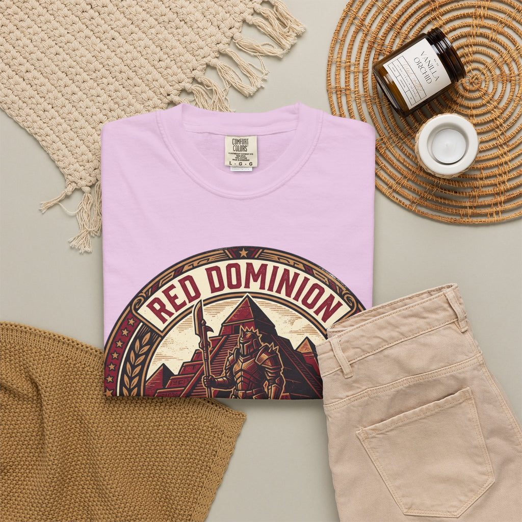 Power Runs Black PRB Red Dominion 'Right Side' Graphic T-Shirt by Printify
