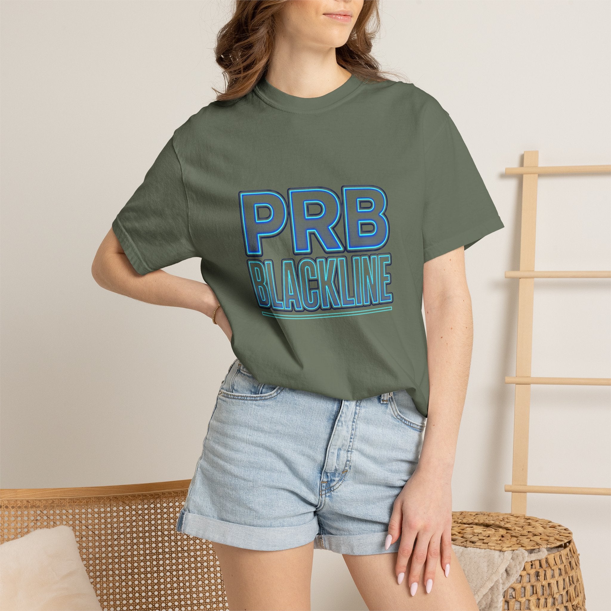 PRB Blackline Graphic T-shirt | Vector Ops Unit Tech Logo by Power Runs Black