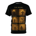 PRB The Being Graphic Tee — Spiritual Illustration Panel Shirt by Power Runs Black