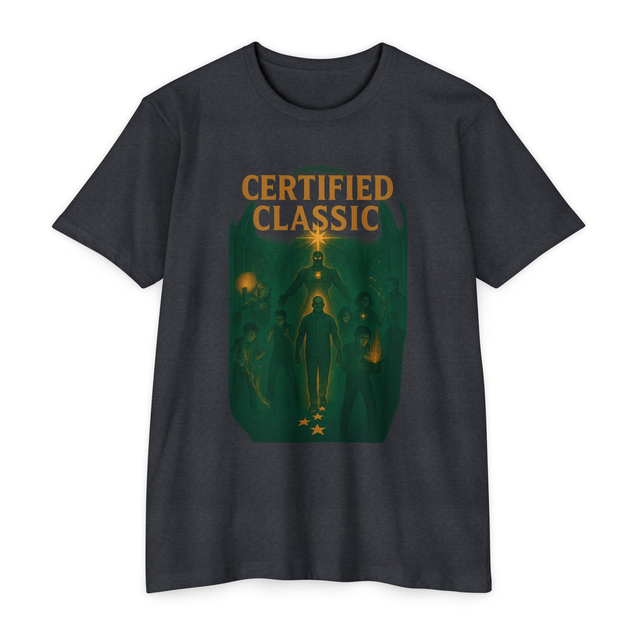 PRB Certified Classic T-Shirt | Vintage Spacewalk Illustration by Printify