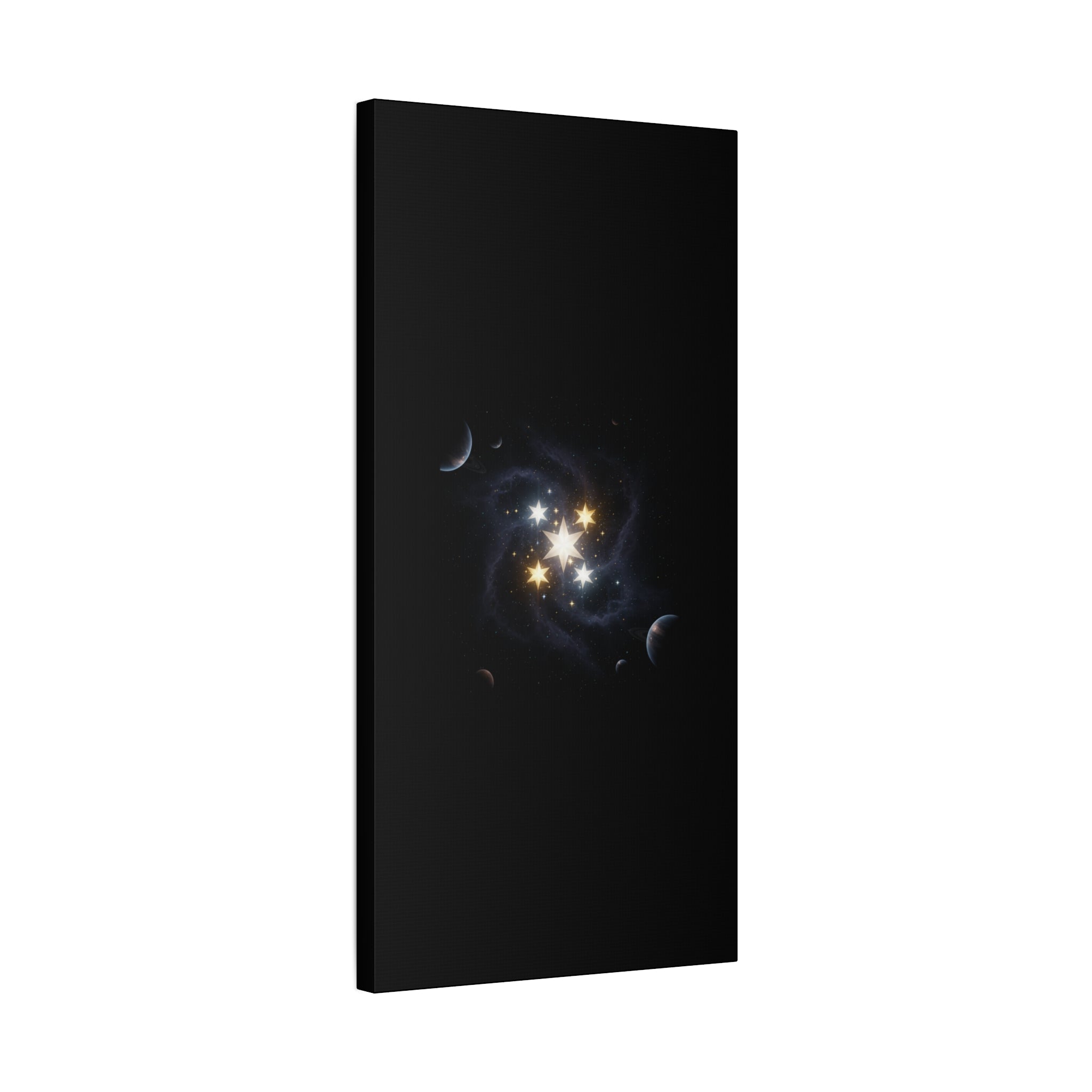 PRB Celestial Star Cluster Matte Canvas Print — Cosmic Planets Wall Art by Printify
