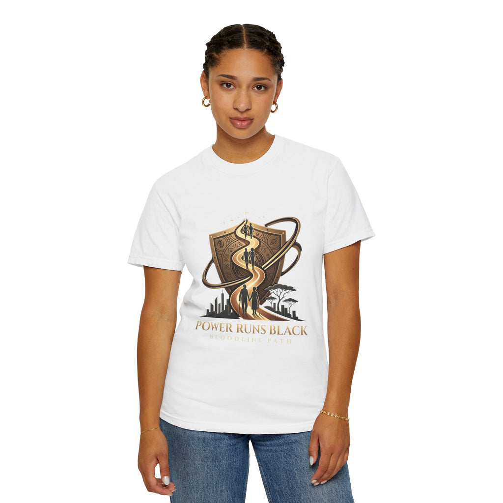 PRB Shield City Skyline Graphic T-Shirt | Serpent Emblem Streetwear Tee by Printify