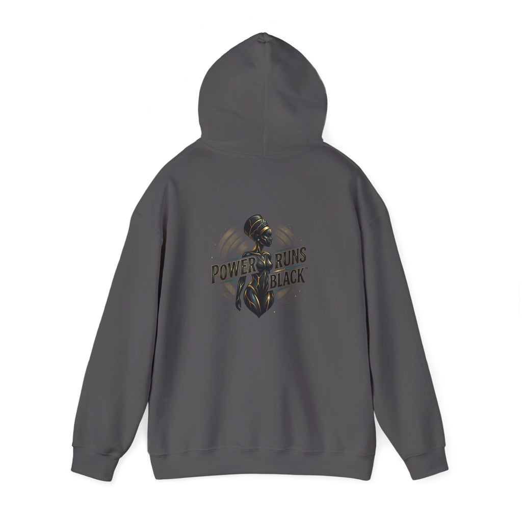 Power Runs Black PRB Logo hoodie Ascension State CROWN design by Power Runs Black