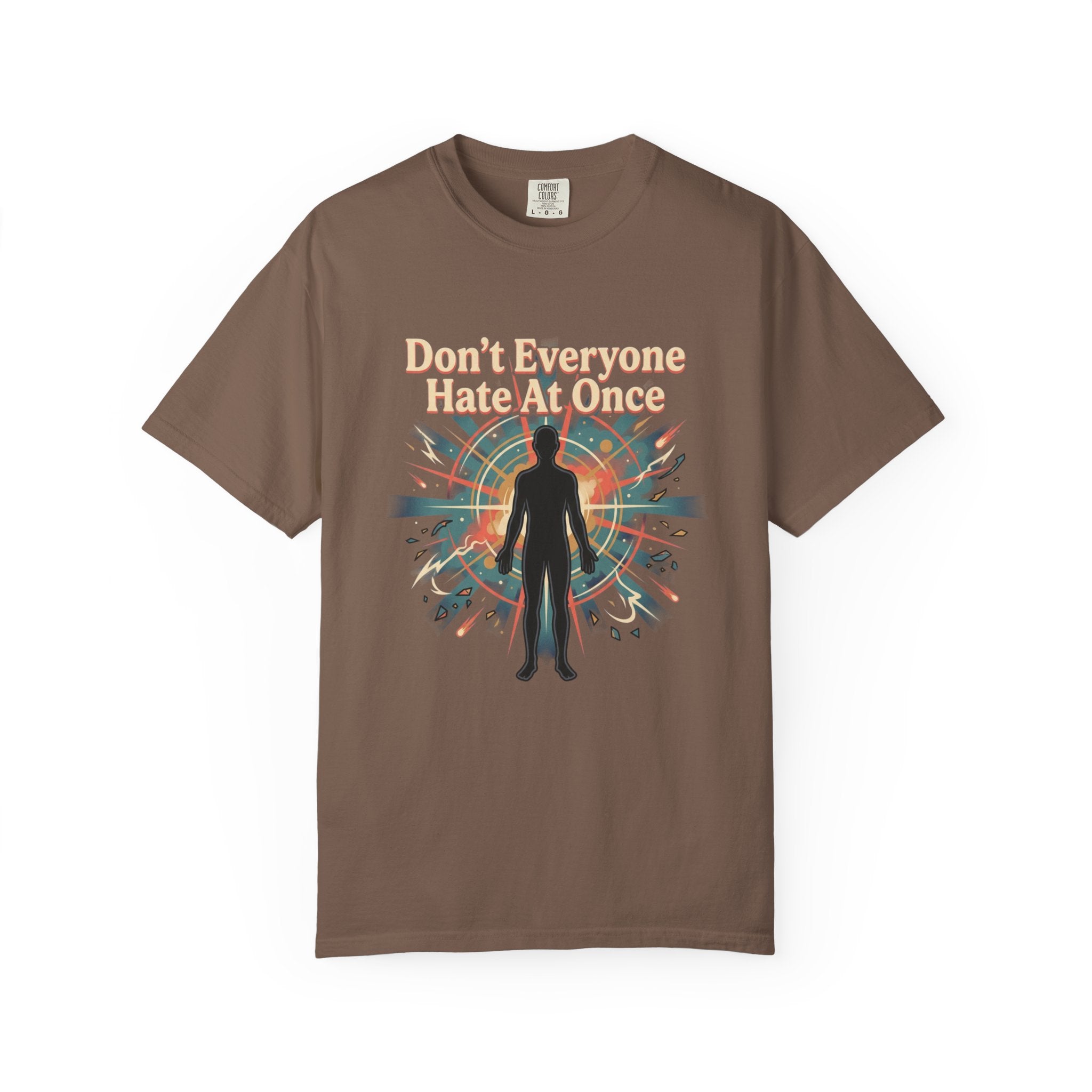 Power Runs Black Don't Everyone Hate Me Once" Retro Silhouette Graphic Tee by Printify