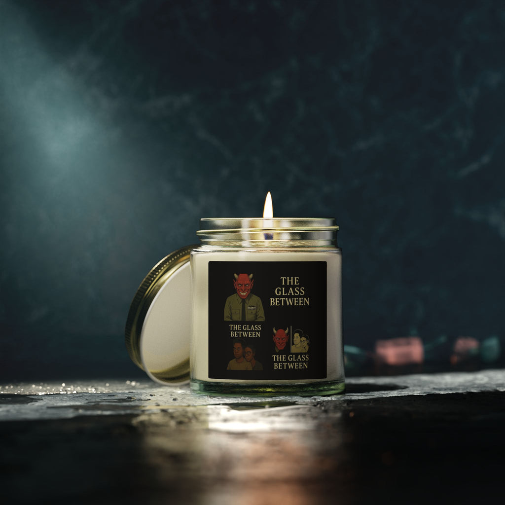 PRB The Glass Between Scented Candle — Coconut Apricot Wax (4oz/9oz) by Printify
