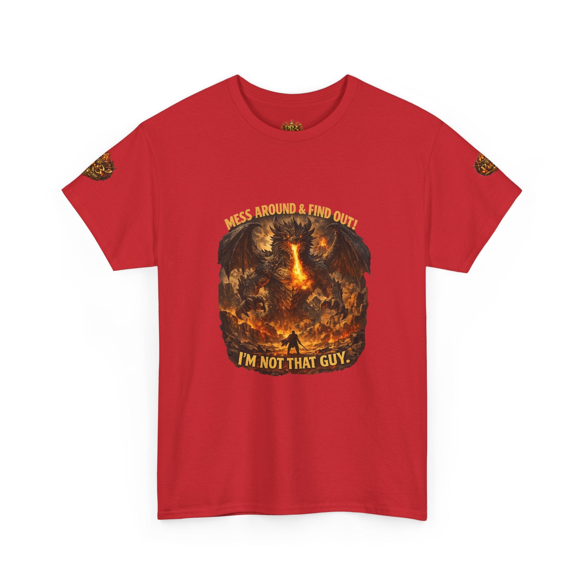 PRB Demonic Warrior Illustration Tee | "I'm Not That Guy" Graphic Shirt by Power Runs Black
