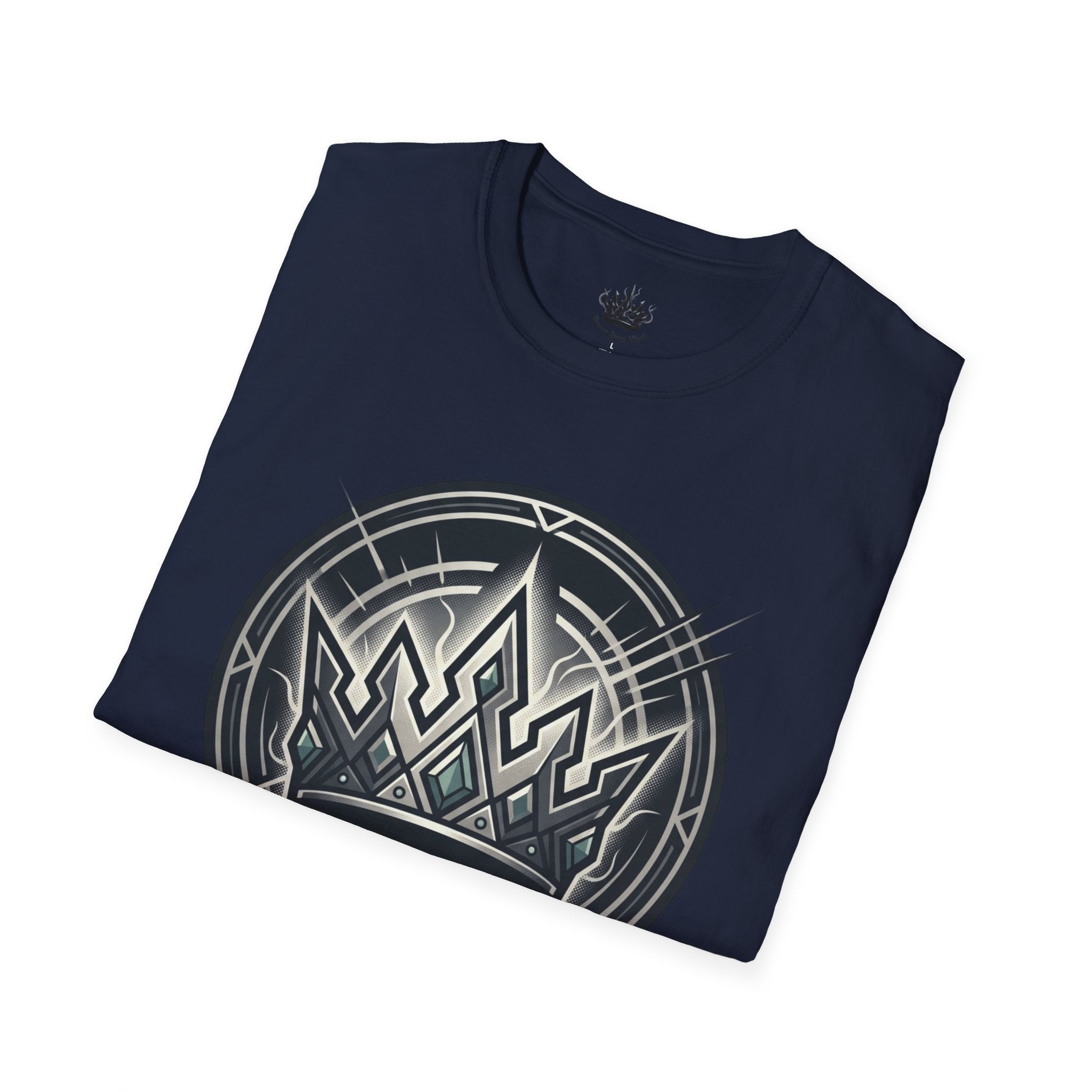 Power Runs Black PRB Crown Variant Graphic T-Shirt — The Crown Variant Emblem by Printify