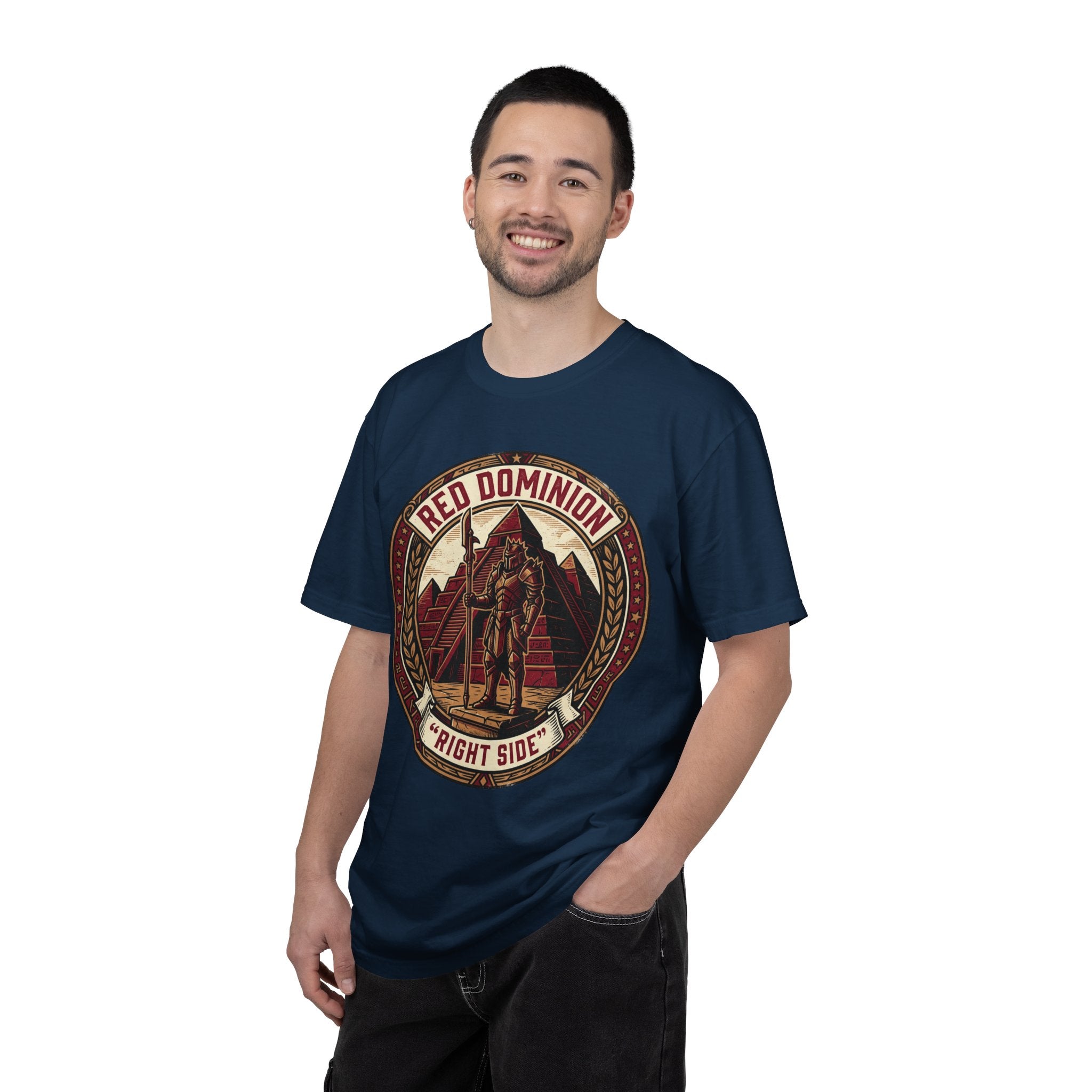 Power Runs Black PRB Red Dominion 'Right Side' Graphic T-Shirt by Power Runs Black