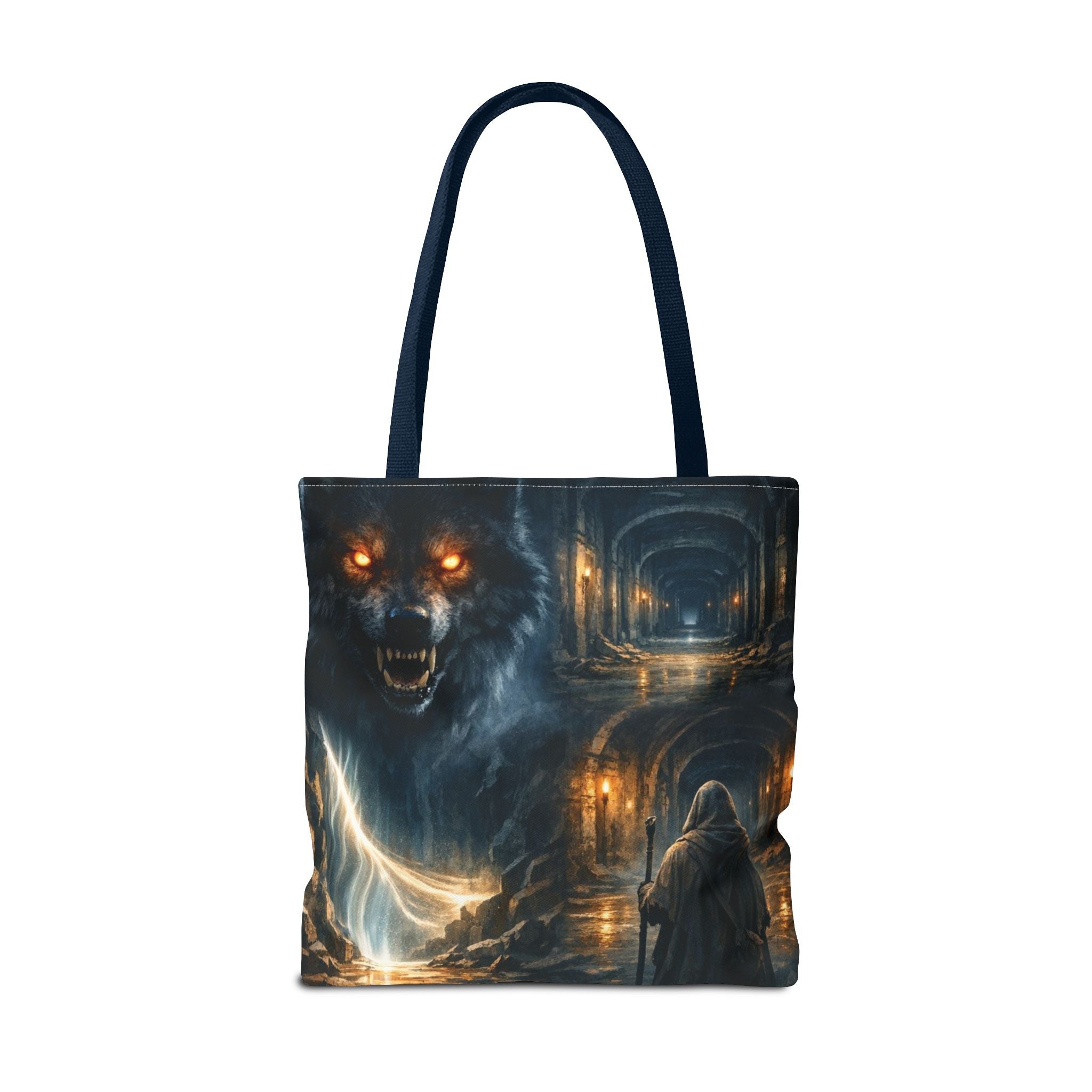 PRB The Echo Hounds Illustration Tote Bag | Gothic Horror Artwork by Printify