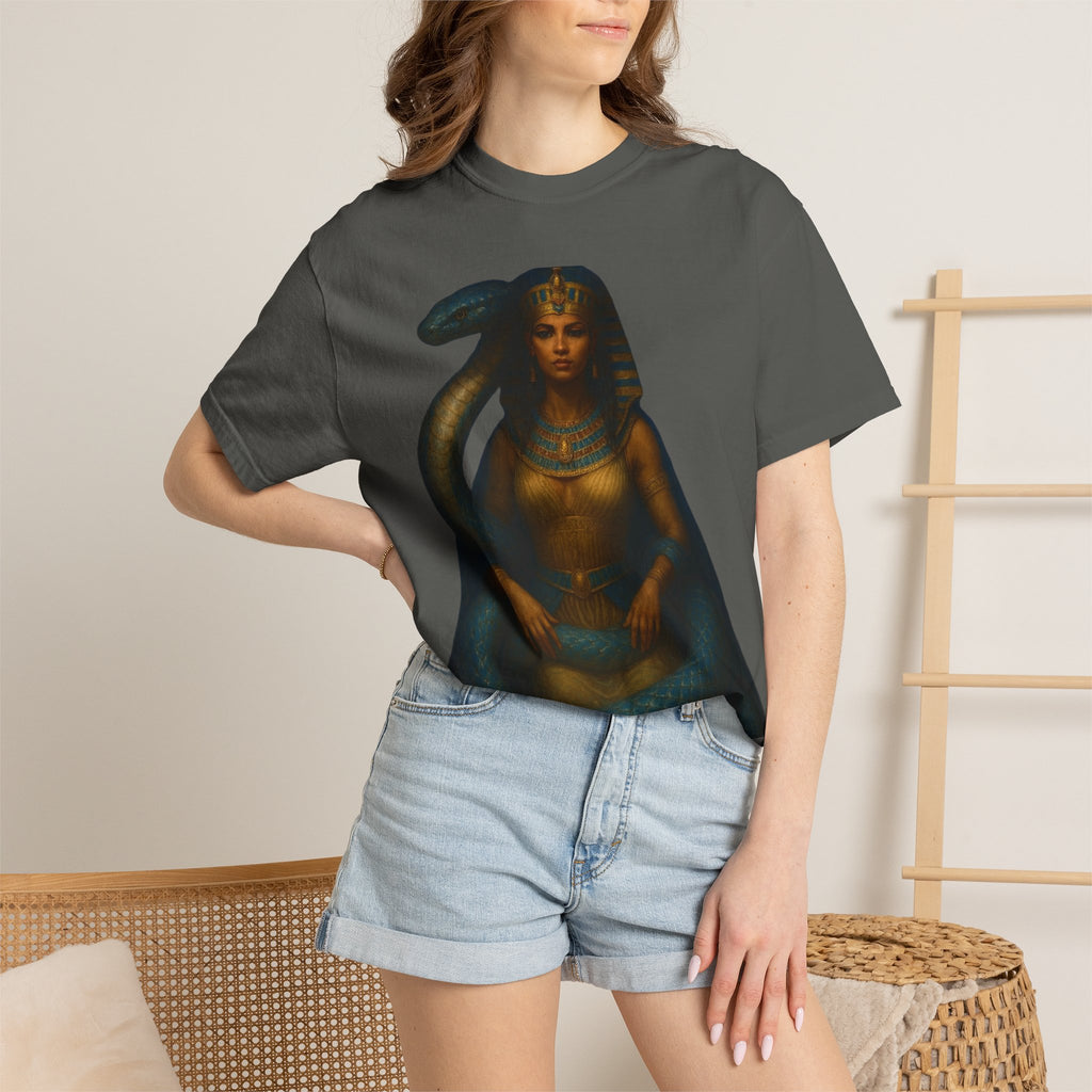 PRB Egyptian Goddess with Snake T-Shirt | Pharaoh Serpent Art Tee by Printify