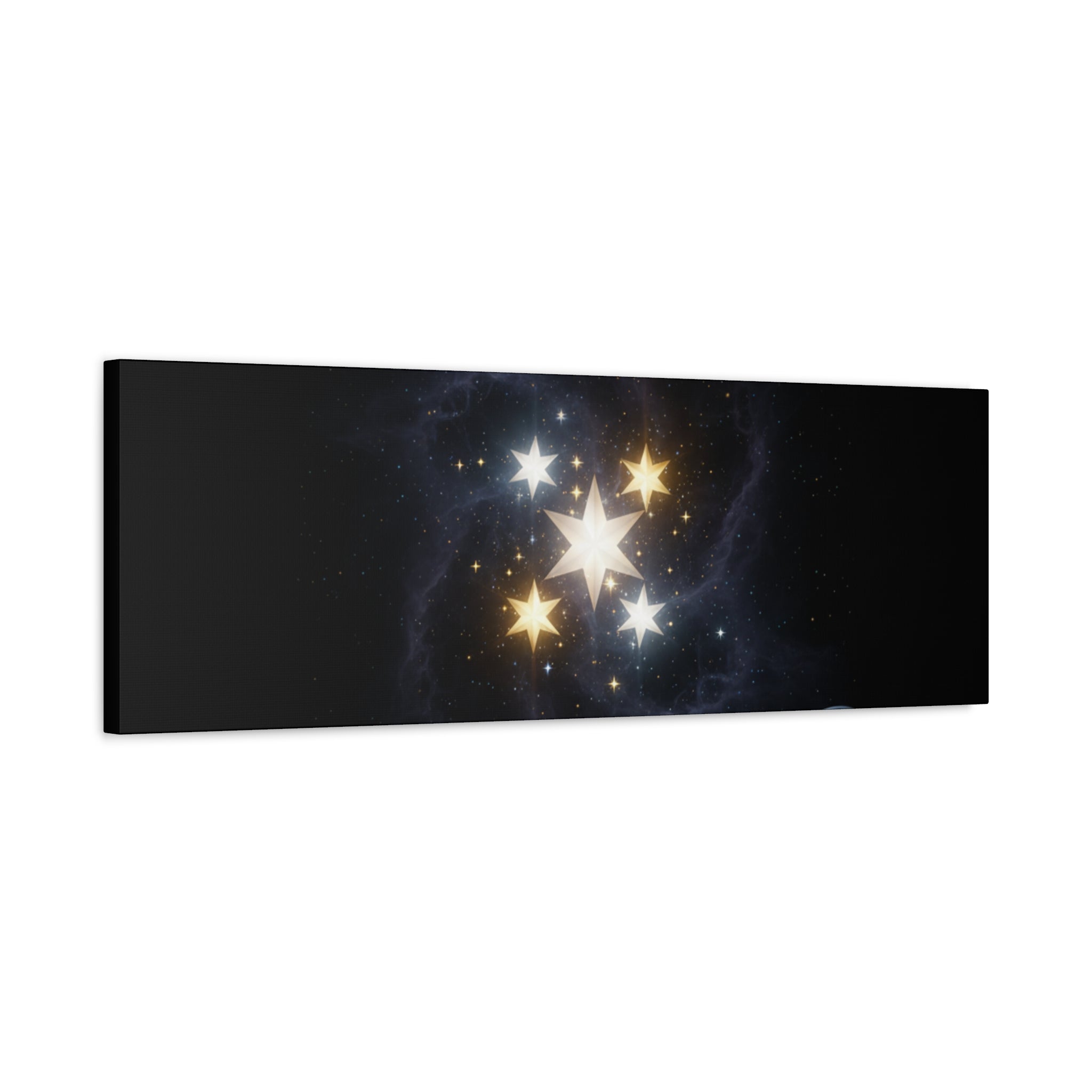 PRB Celestial Star Cluster Matte Canvas Print — Cosmic Planets Wall Art by Printify