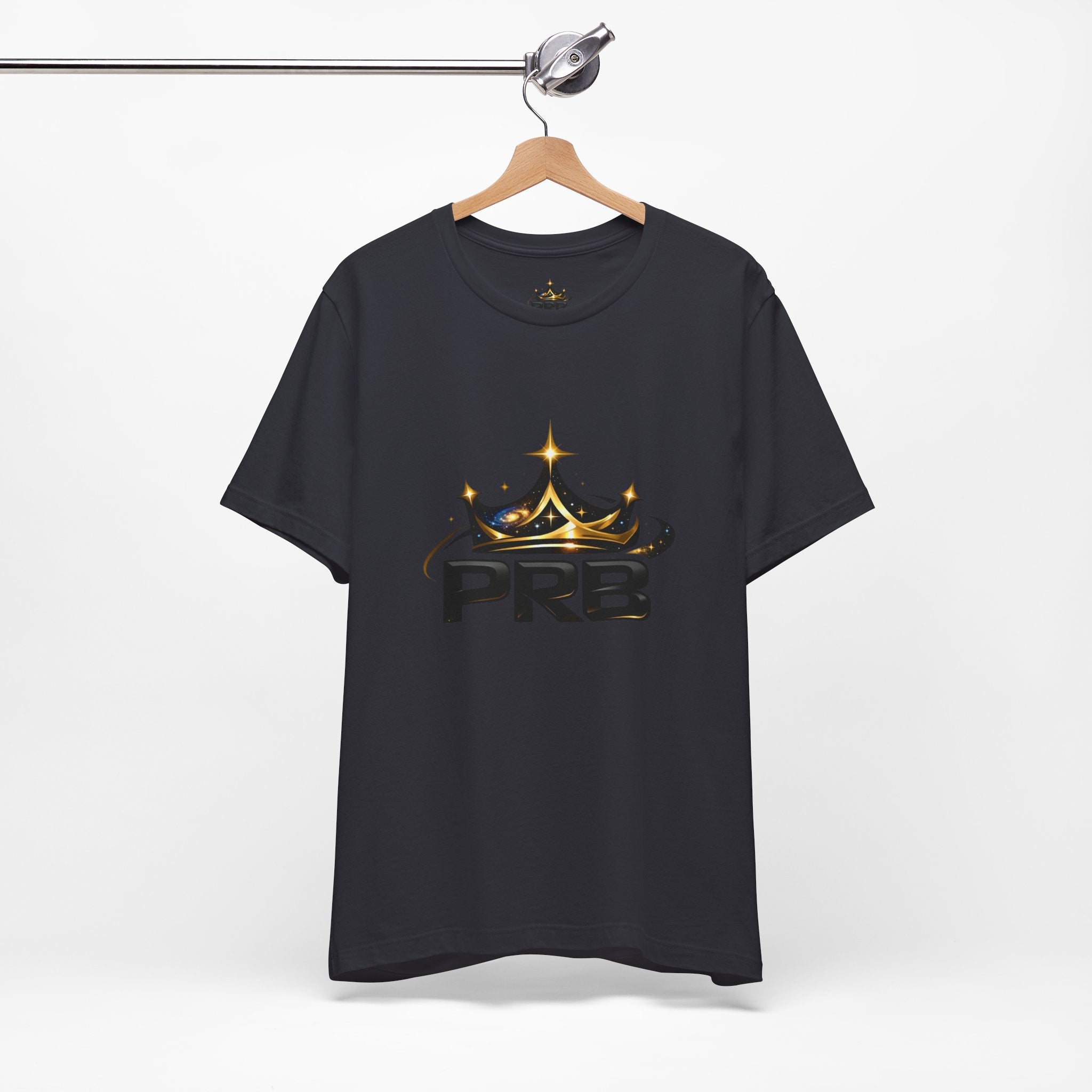 PRB Crown Tee — Graphic Logo T-Shirt by Power Runs Black