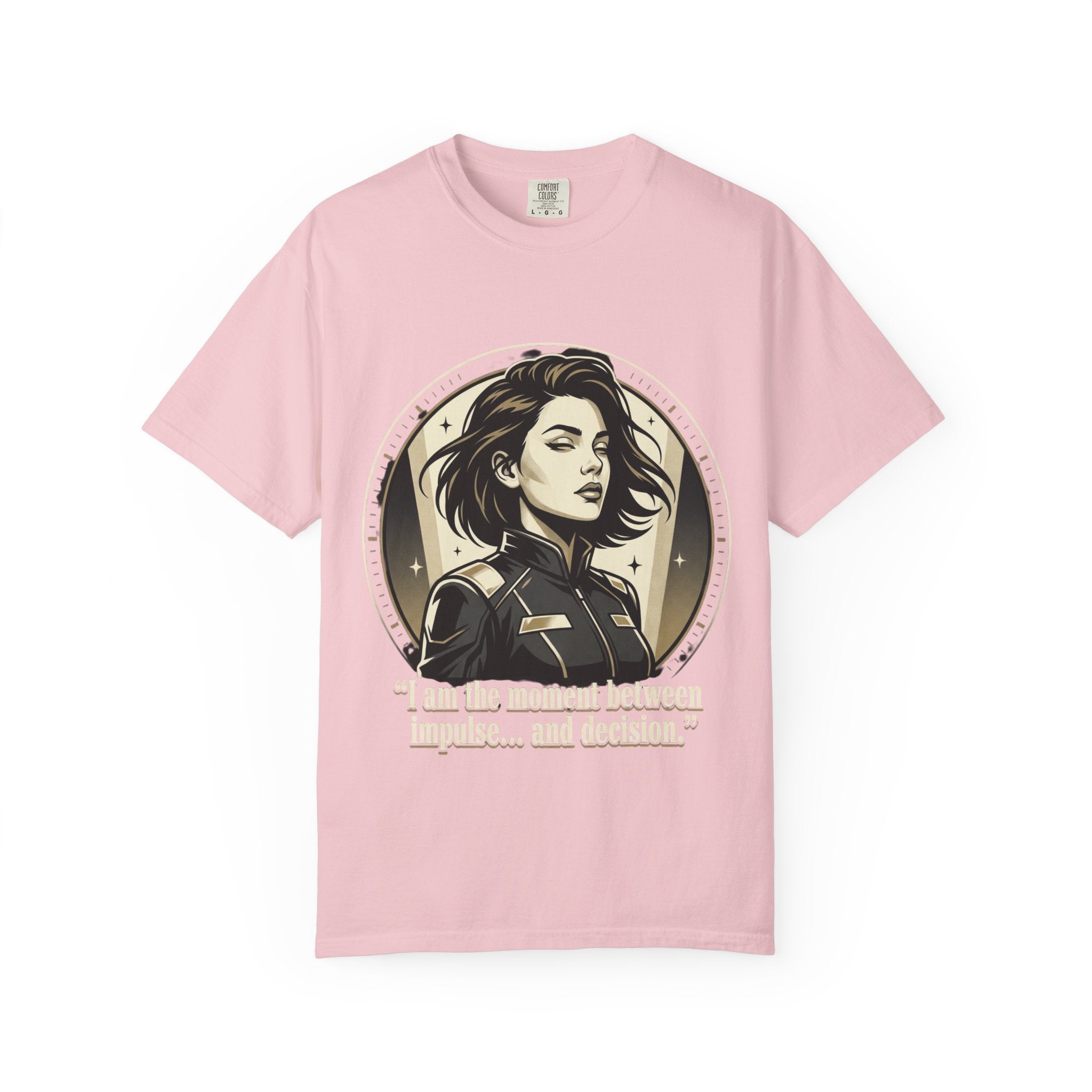 Power Runs Black Retro Space Captain Portrait T-Shirt — 'Fearless Commander' Graphic Tee by Power Runs Black