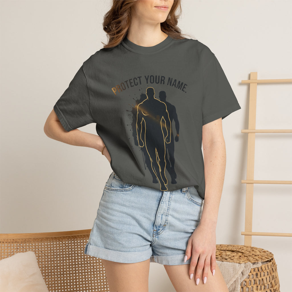 PRB Protect Your Name silhouette trio design T-Shirt | Loyalty is a Weapon graphic tee by Printify