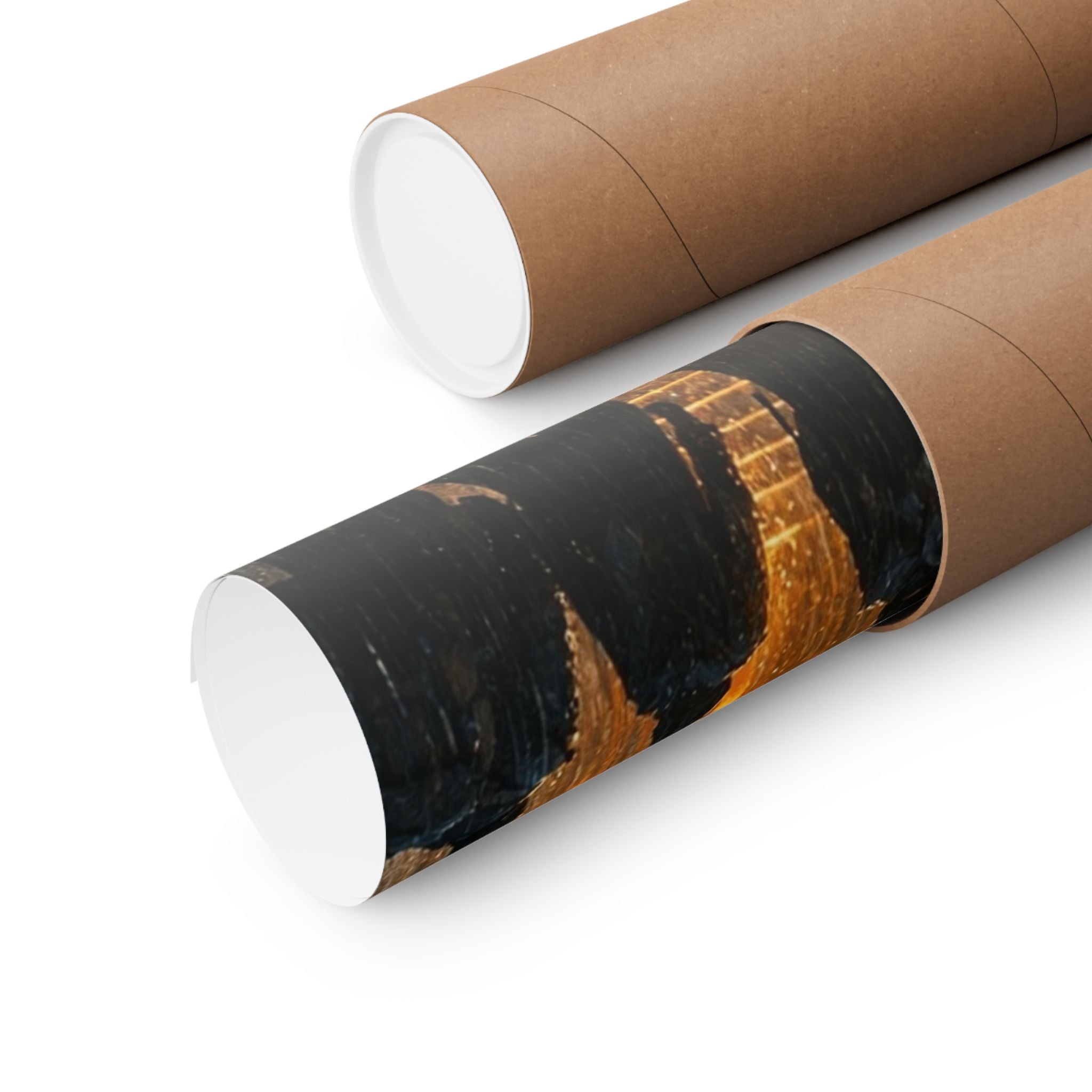 Power Runs Black PRB The Starbound Seven Matte Vertical Posters by Printify