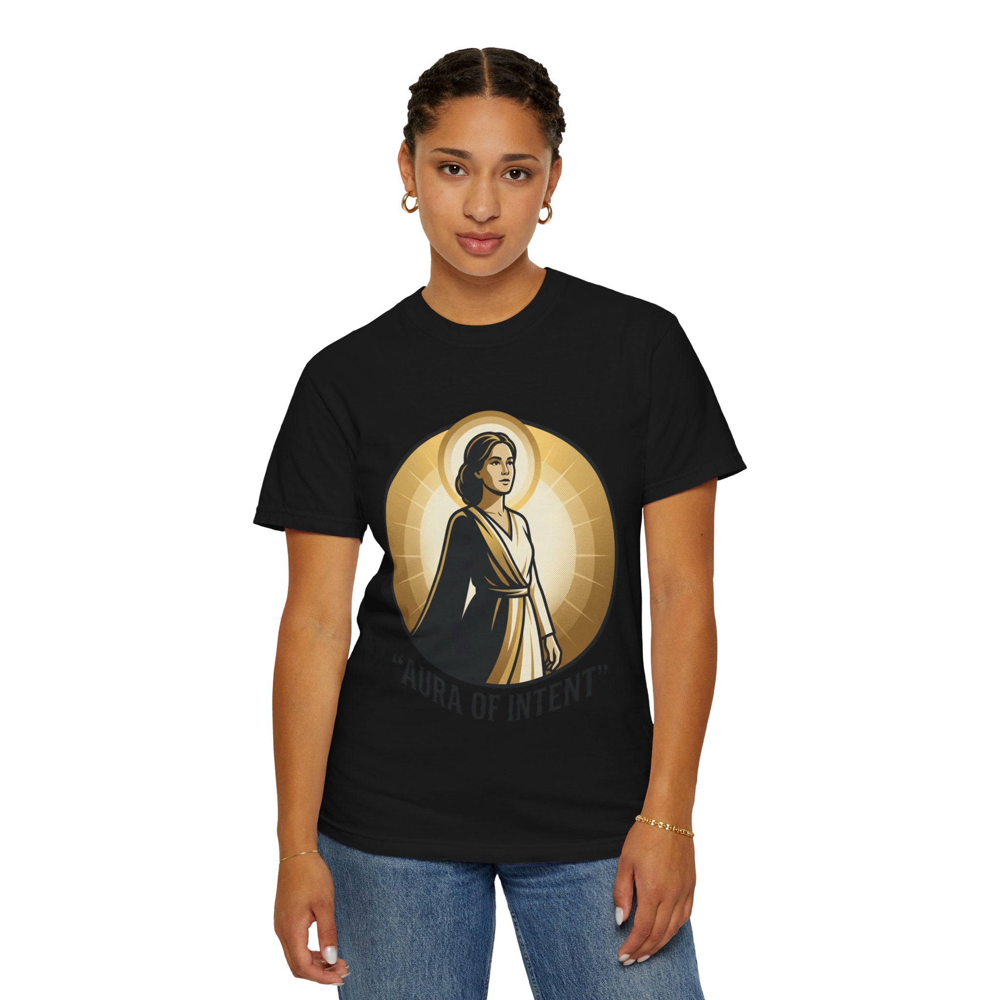 Power Runs Black Aura of Intent T-Shirt by Power Runs Black