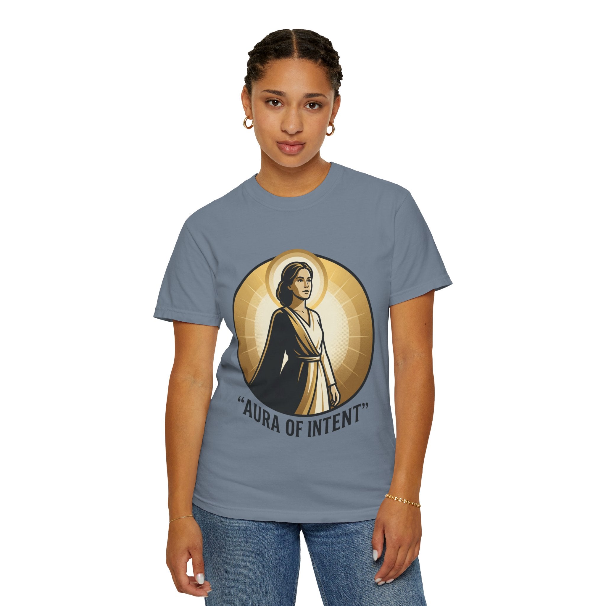 Power Runs Black Aura of Intent T-Shirt by Power Runs Black