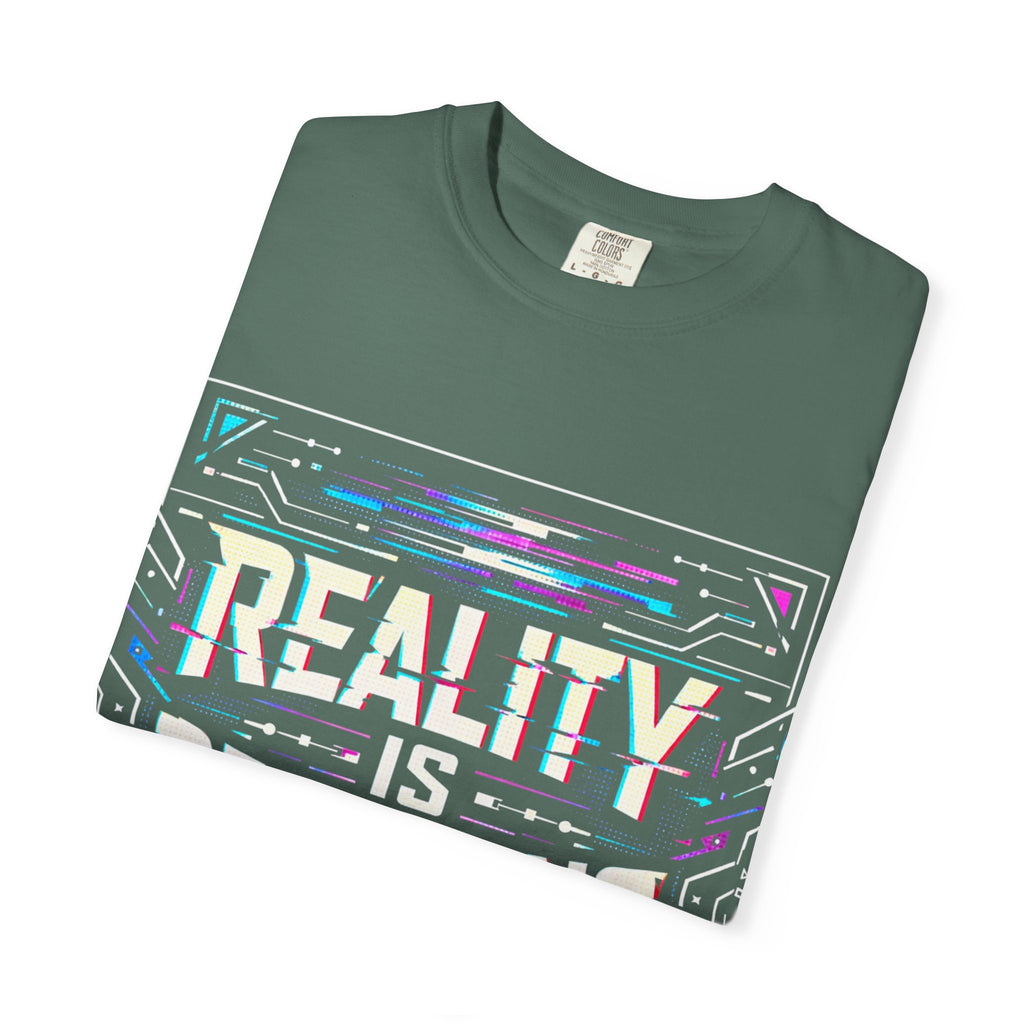 Power Runs Black PRB Glitchy Pastel "Reality Is Desyncing" T-Shirt by Power Runs Black