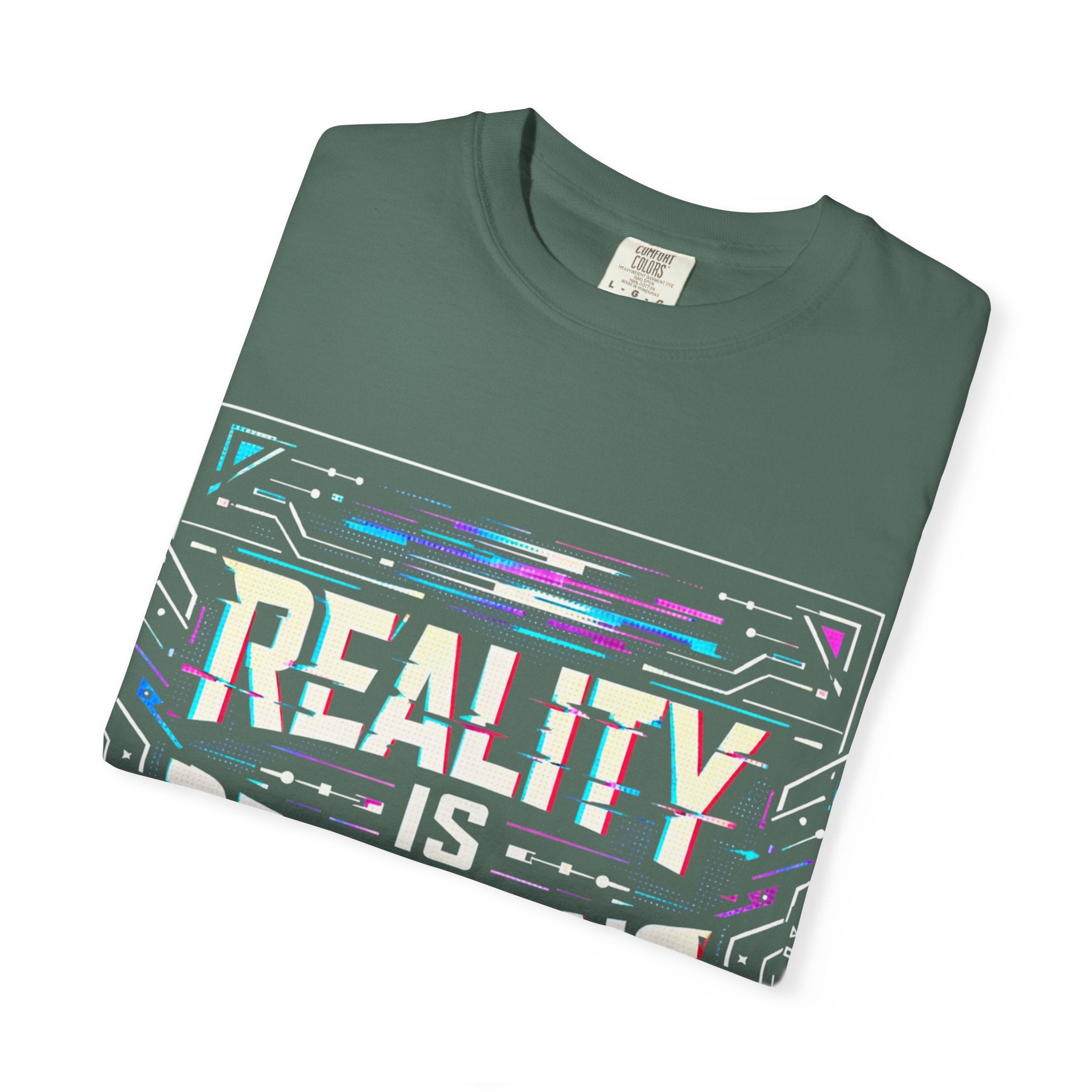 Power Runs Black PRB Glitchy Pastel "Reality Is Desyncing" T-Shirt by Power Runs Black