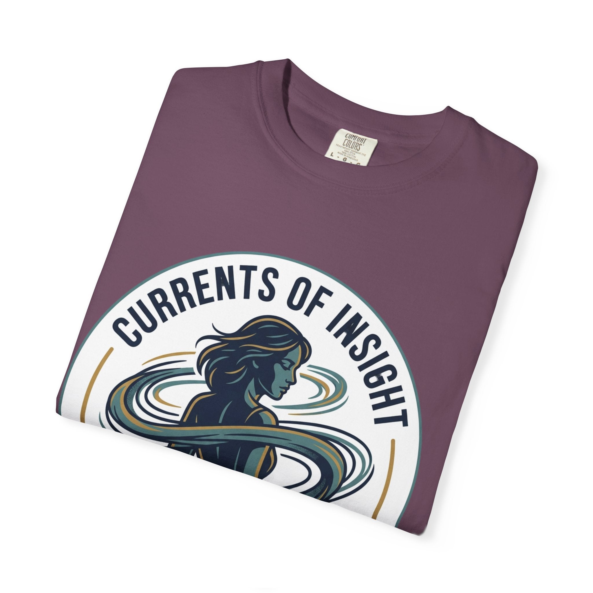 Power Runs Black Currents of Insight T-Shirt — 'Astra: Every thought leaves a trail' Graphic Tee by Power Runs Black