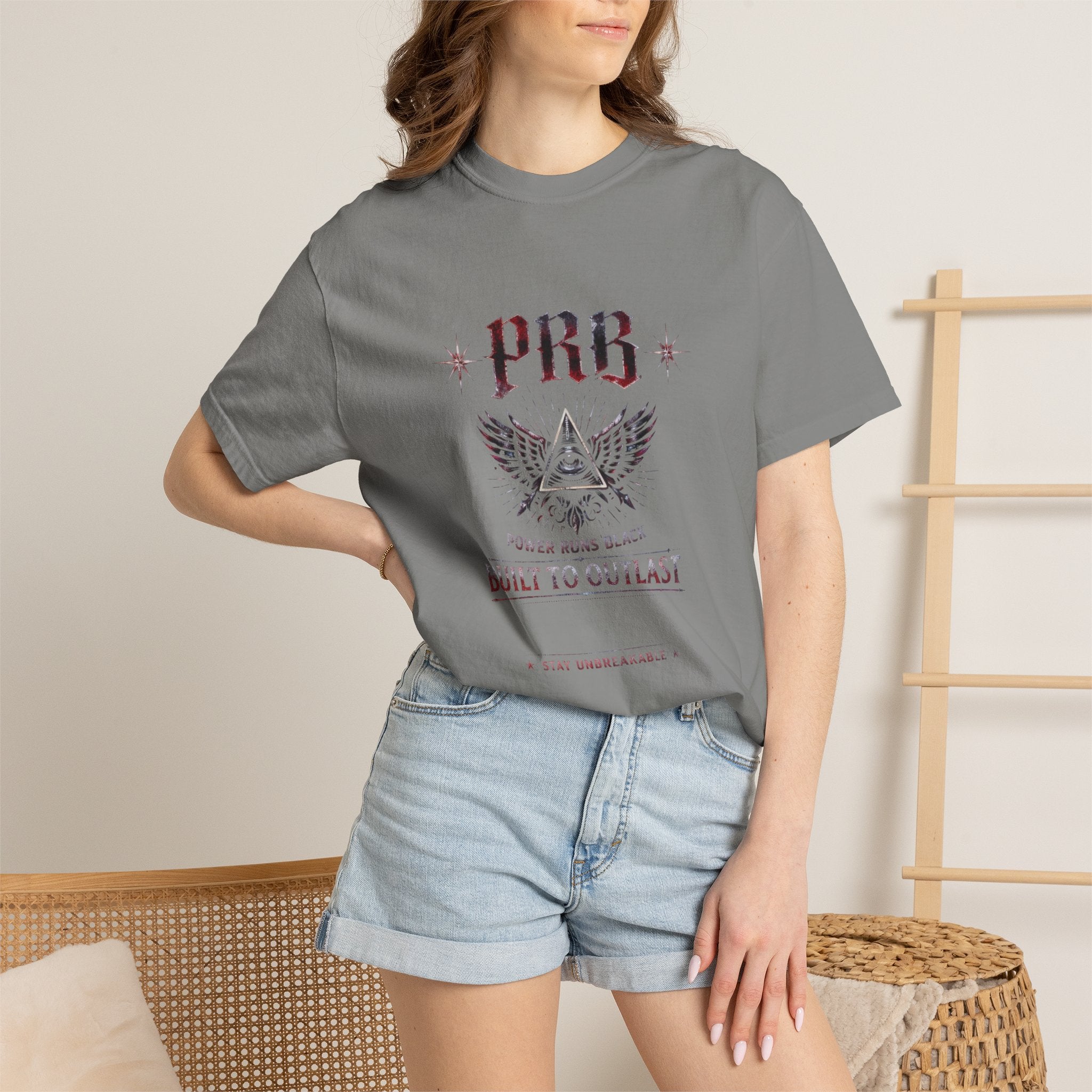PRB Built to Outlast PRB Graphic T-Shirt by Power Runs Black