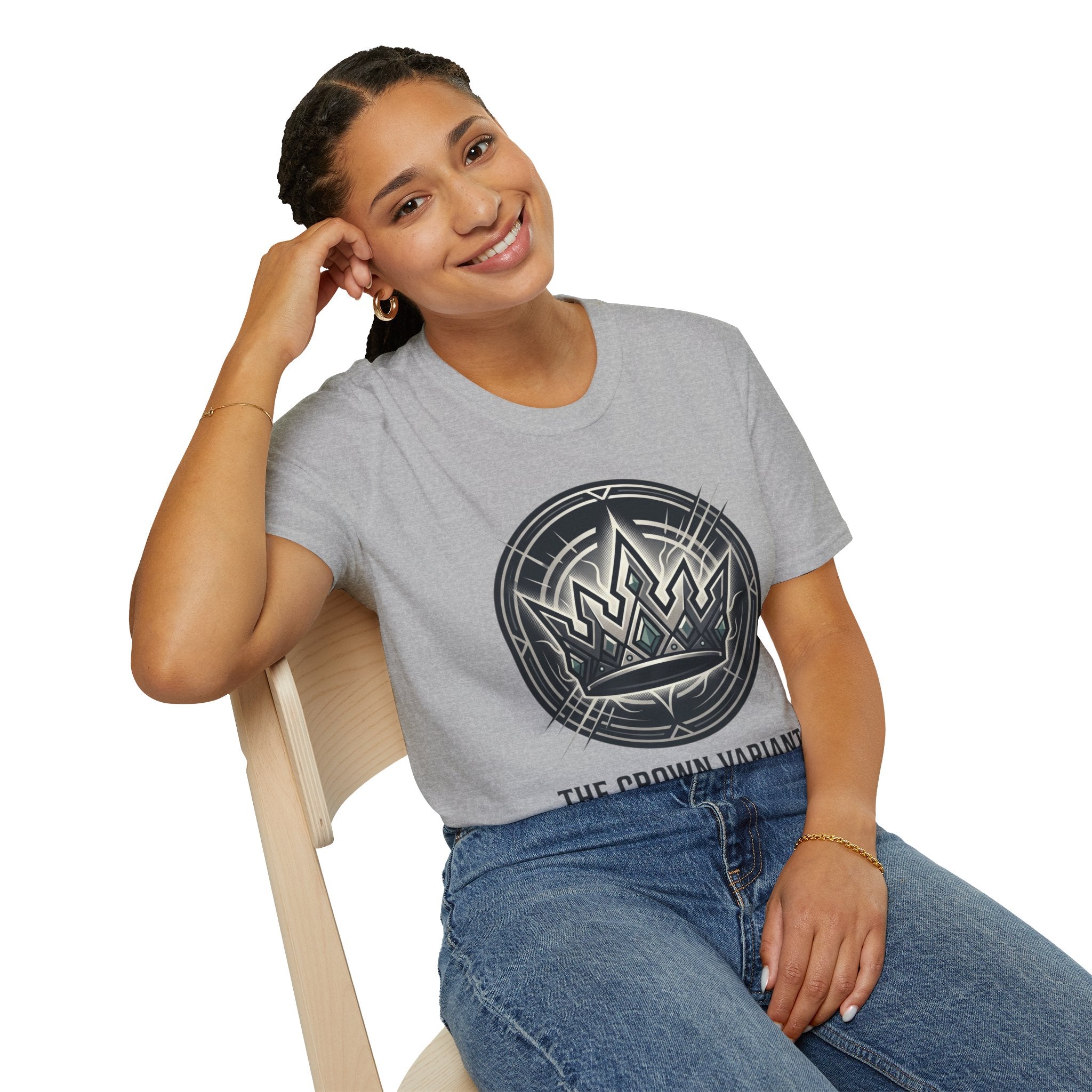 Power Runs Black PRB Crown Variant Graphic T-Shirt — The Crown Variant Emblem by Power Runs Black
