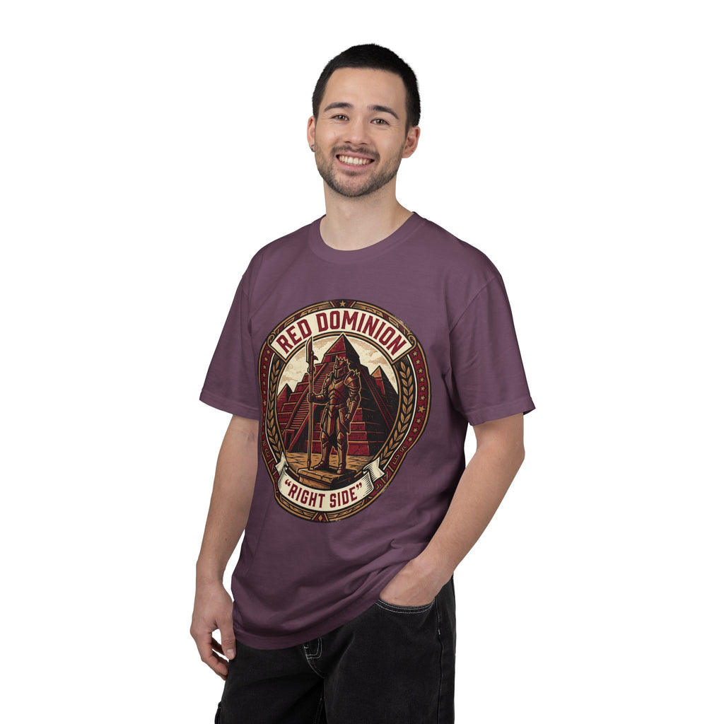 Power Runs Black PRB Red Dominion 'Right Side' Graphic T-Shirt by Power Runs Black