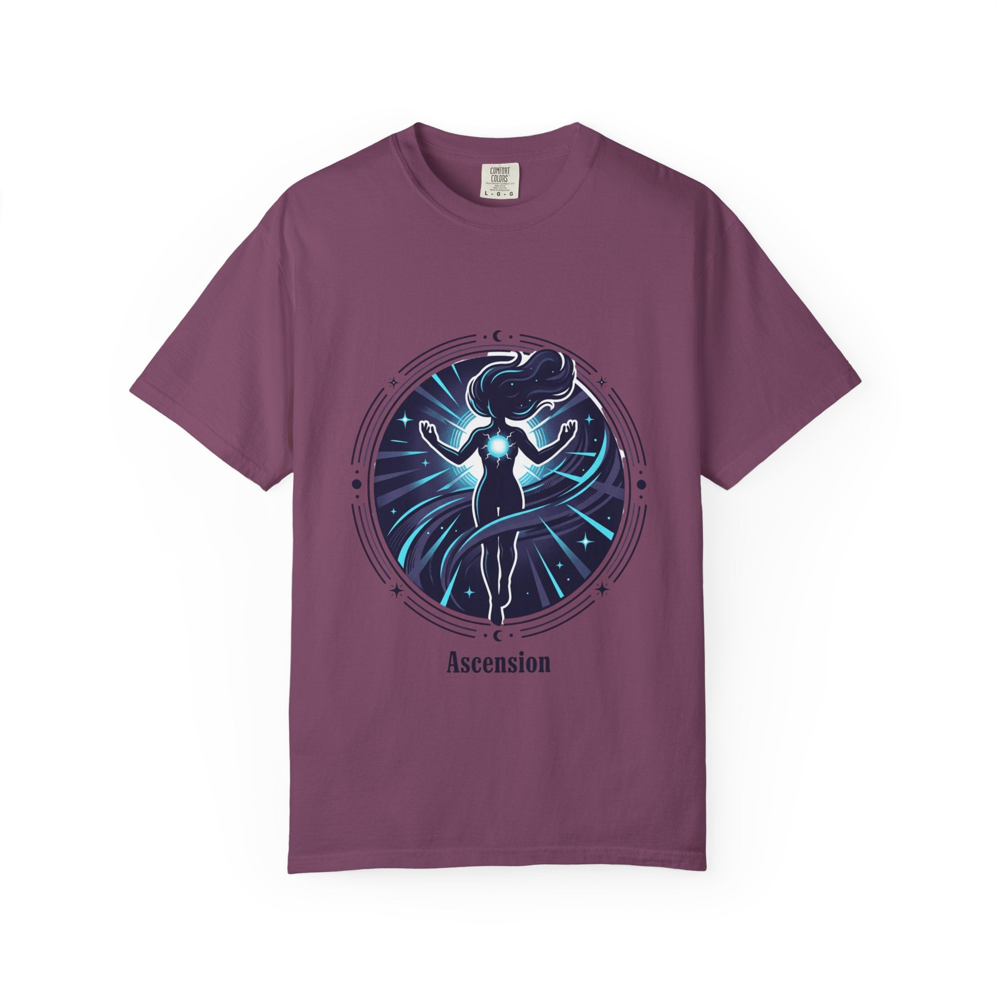 Power Runs Black PRB Ascension T-Shirt — Spiritual Energy Graphic Tee by Printify