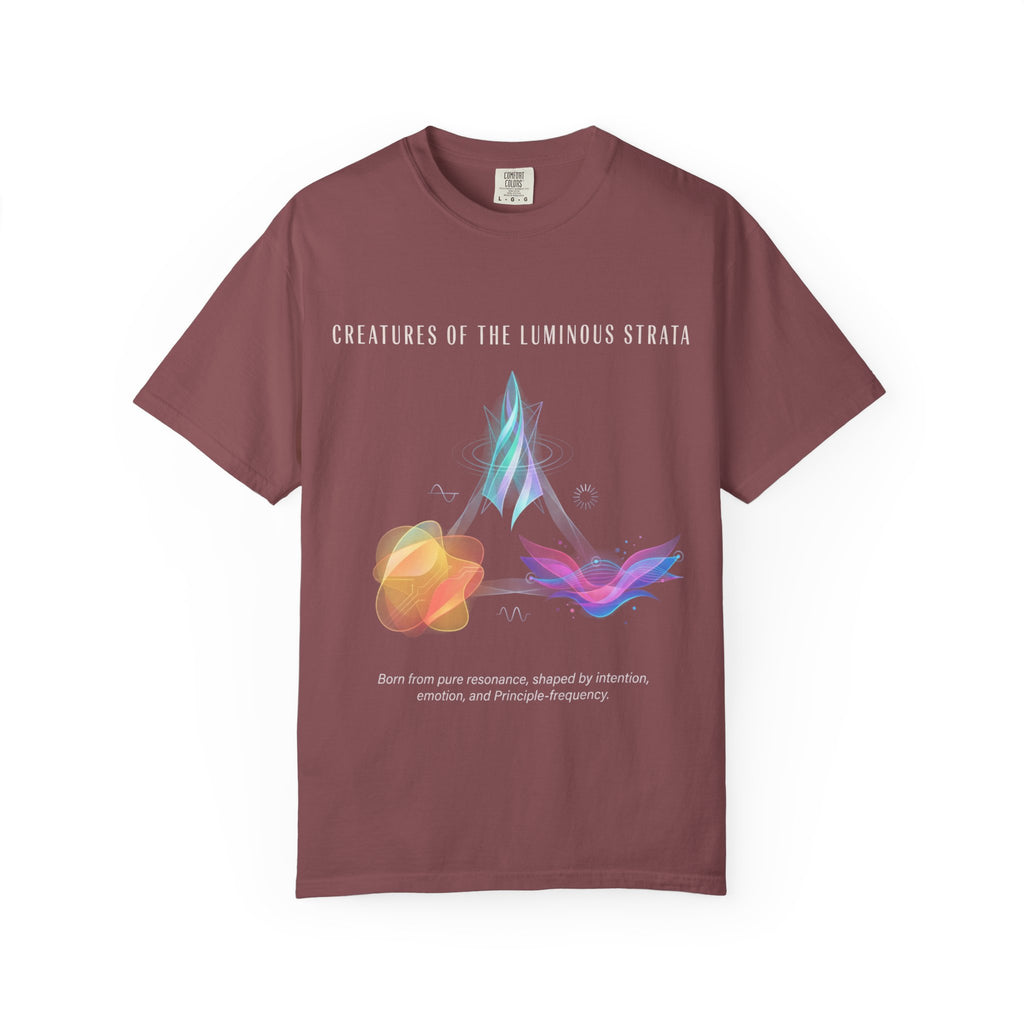 Black Abstract Watercolor T-Shirt | Vintage Garment-Dyed Graphic Tee by Printify