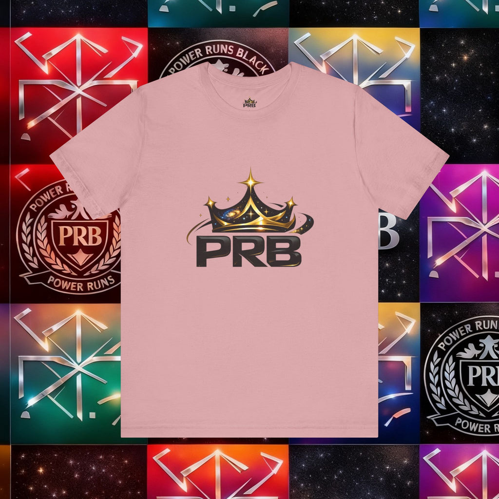 PRB Crown Tee — Graphic Logo T-Shirt by Power Runs Black