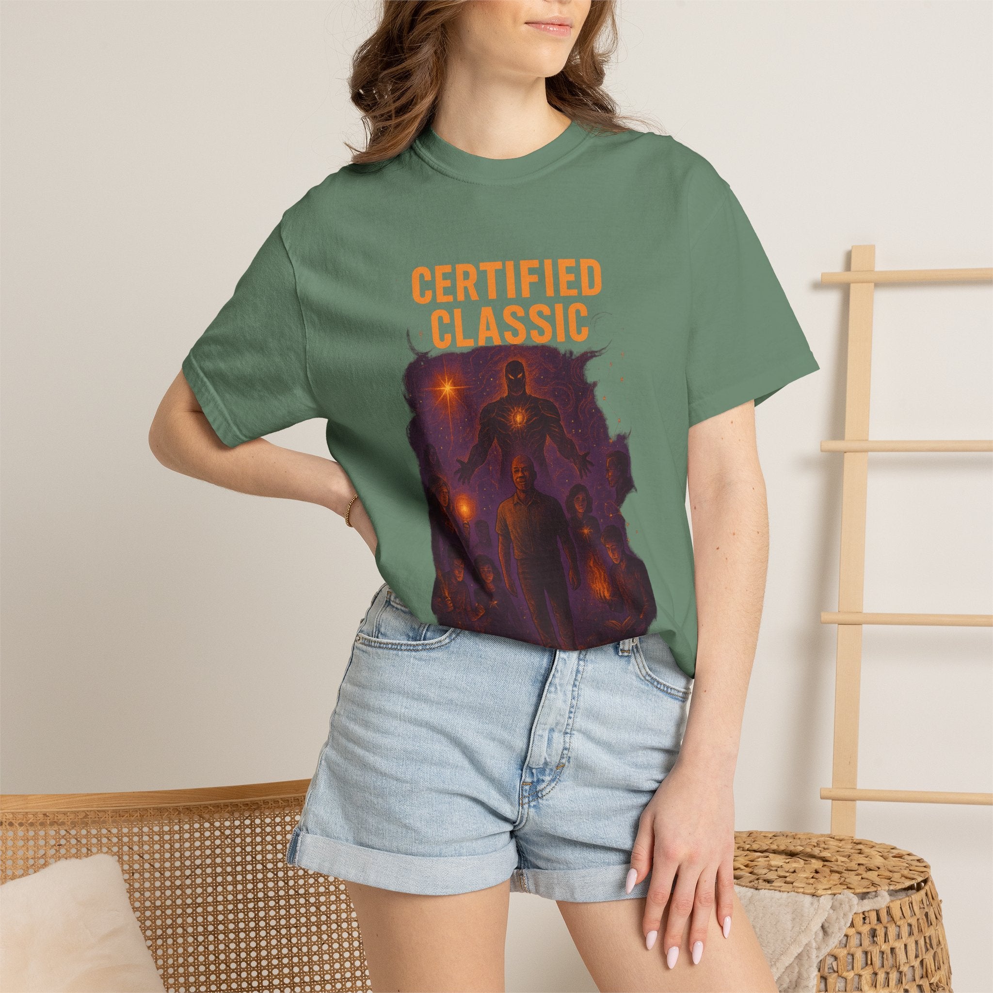 PRB Certified Classic shirt | Retro horror silhouette design by Printify