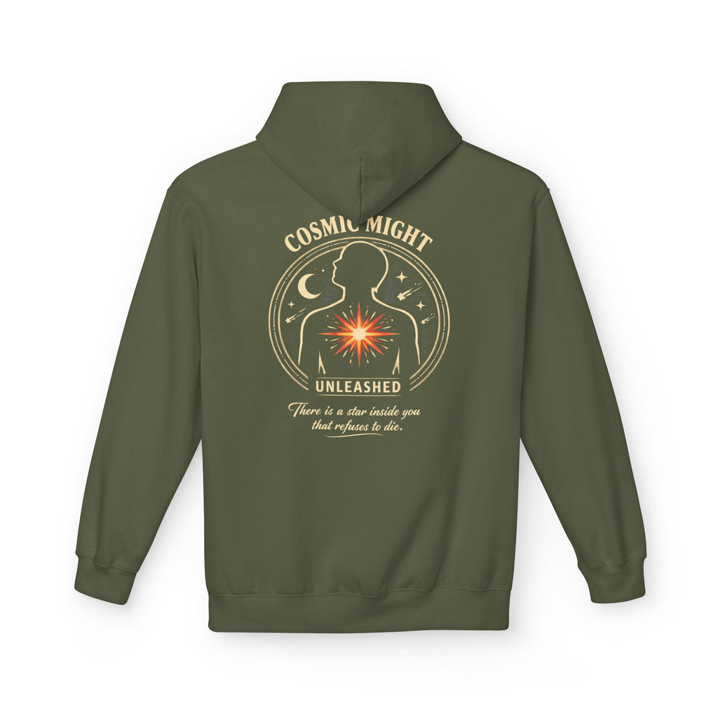 PRB Starforged Flex Cosmic Might Unleashed Hoodie — Unleashed Starburst Graphic Pullover by Power Runs Black