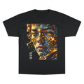 PRB Champion T-Shirt — Cosmic Face Art Tee (Radiant Star Portrait) by Printify