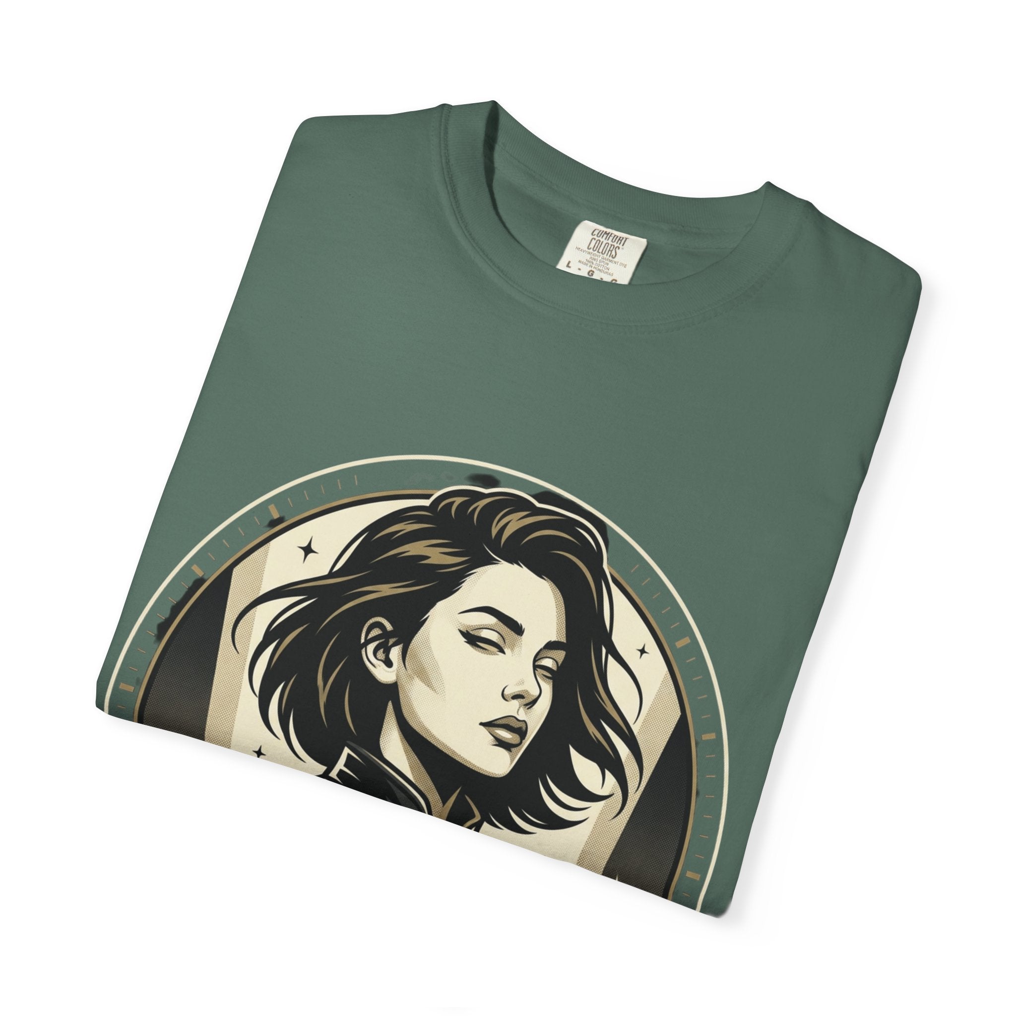 Power Runs Black Retro Space Captain Portrait T-Shirt — 'Fearless Commander' Graphic Tee by Power Runs Black