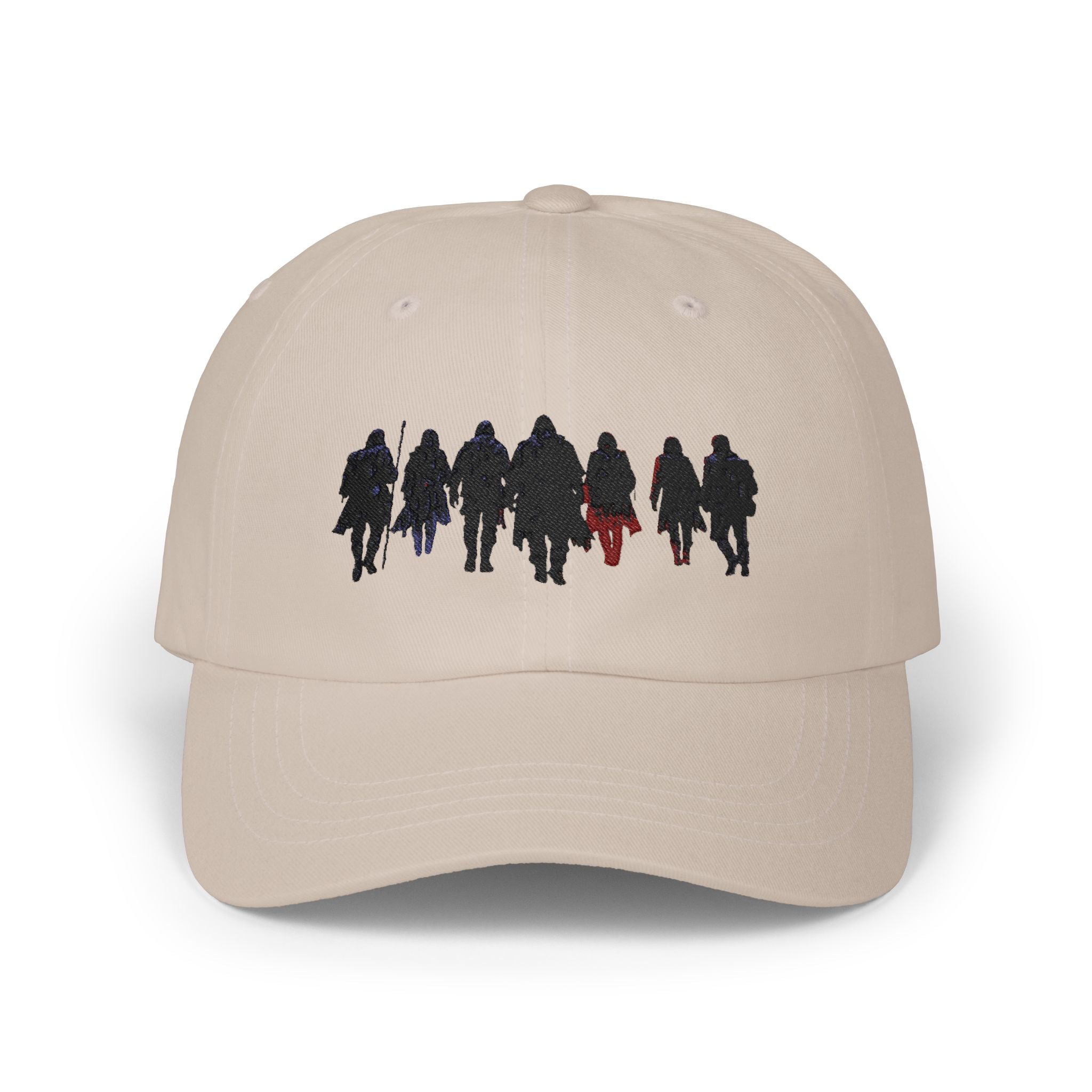PRB The Starbound Seven Dad Cap — Silhouette Crew Walking Hat by Power Runs Black