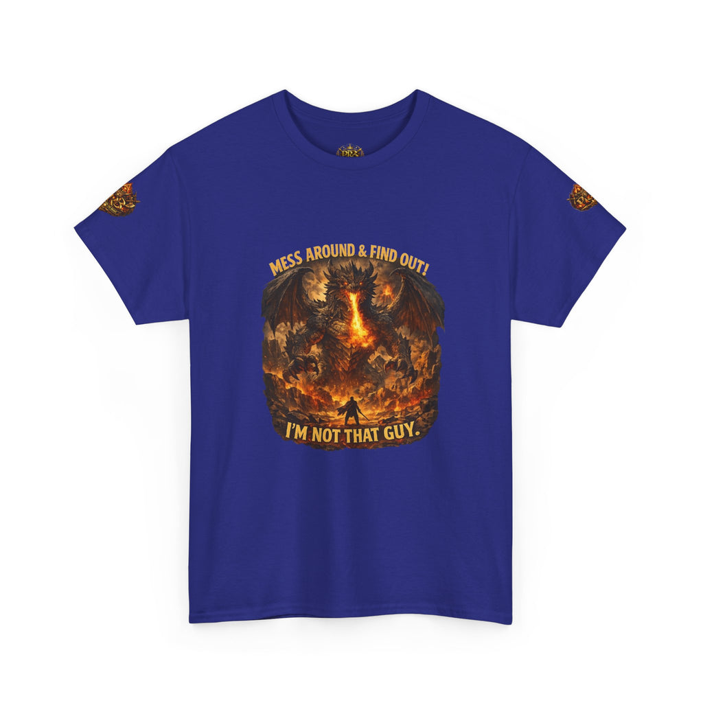 PRB Demonic Warrior Illustration Tee | "I'm Not That Guy" Graphic Shirt by Power Runs Black