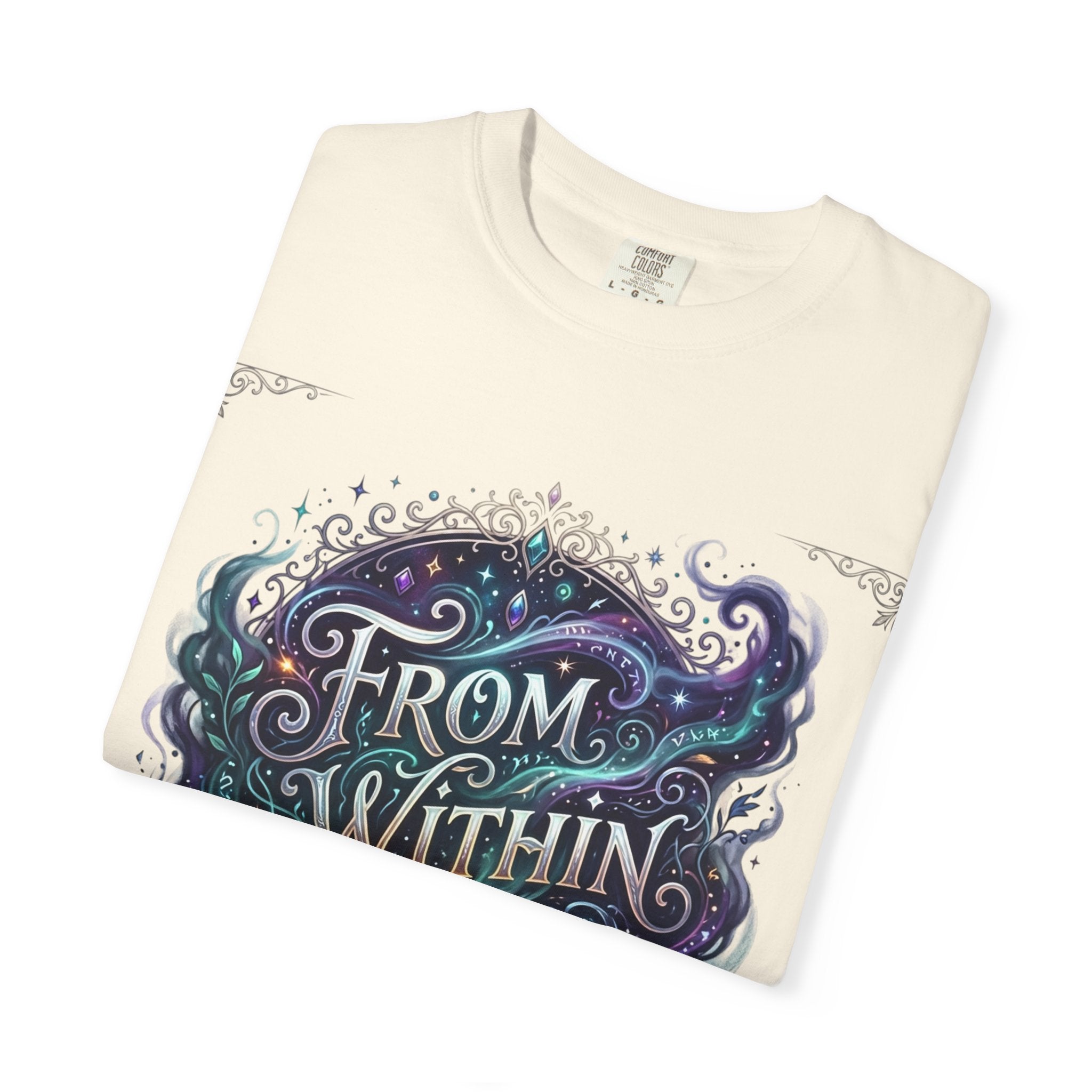 PRB From Within Magic Book T-Shirt — Fantasy Illustrated Graphic Tee by Power Runs Black
